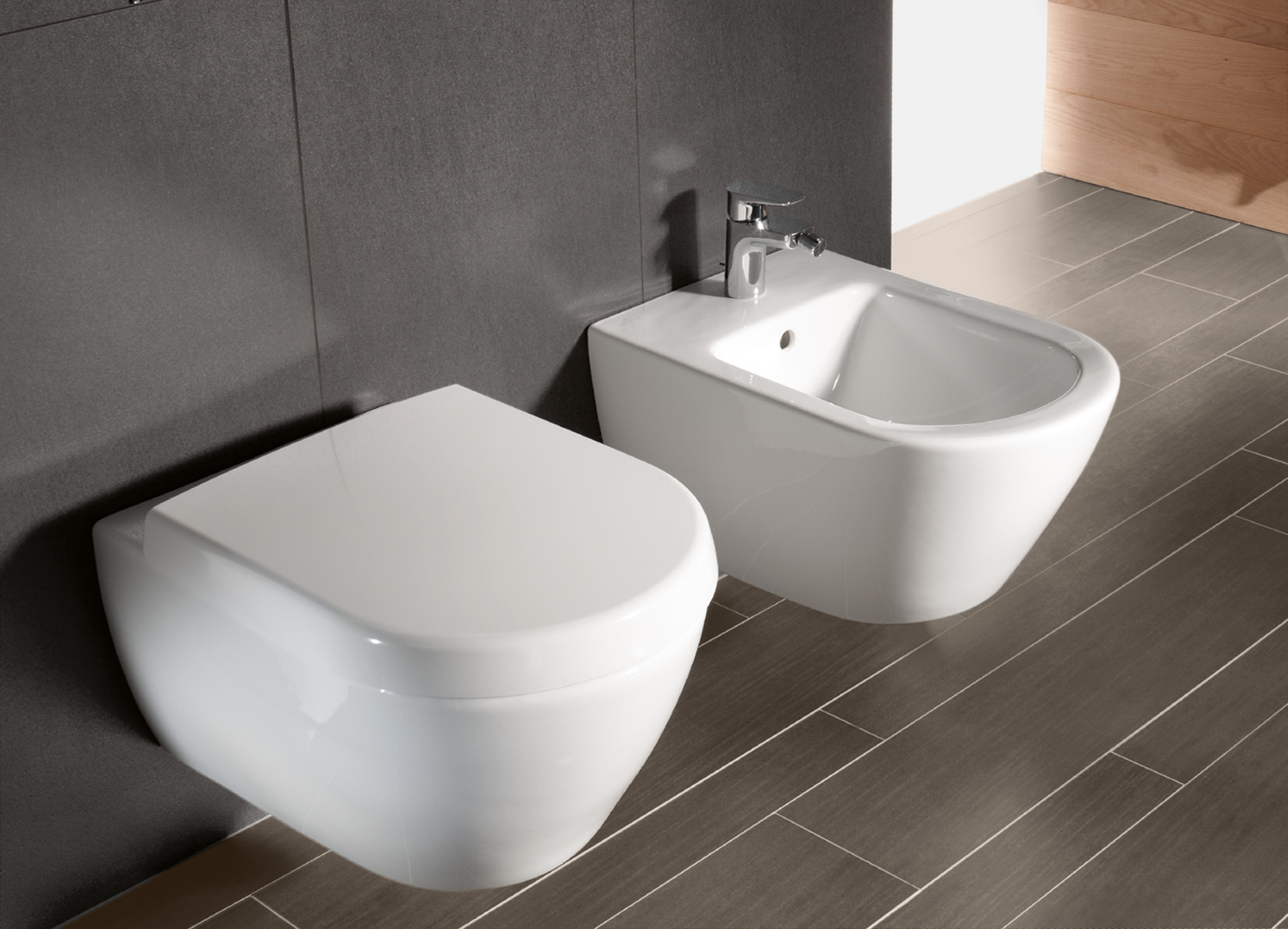 Subway 2.0 Bidet, 375x565mm, White Alpin CeramicPlus