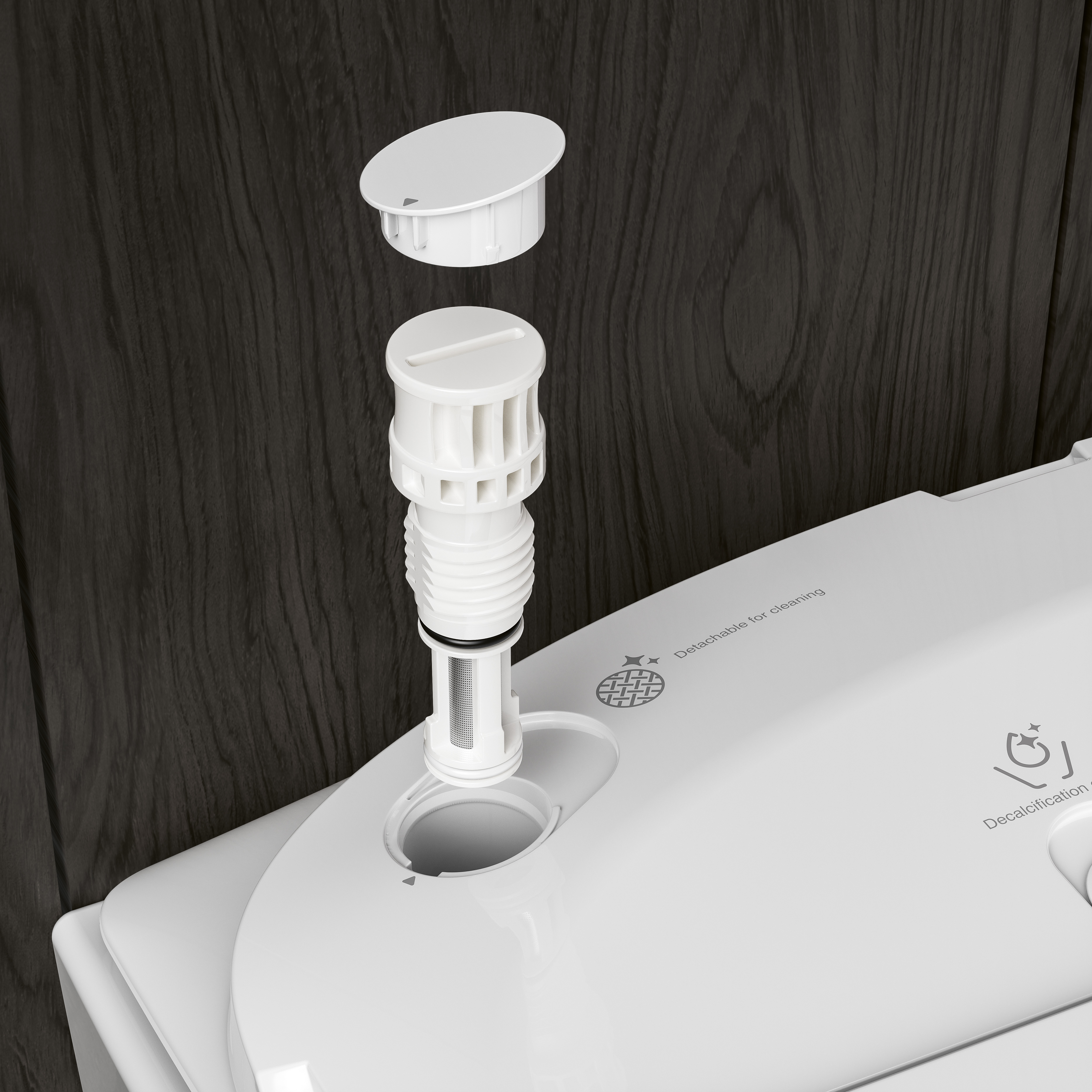 Supreo TwistFlush Dusch-WC Supreo, Weiß Alpin CeramicPlus