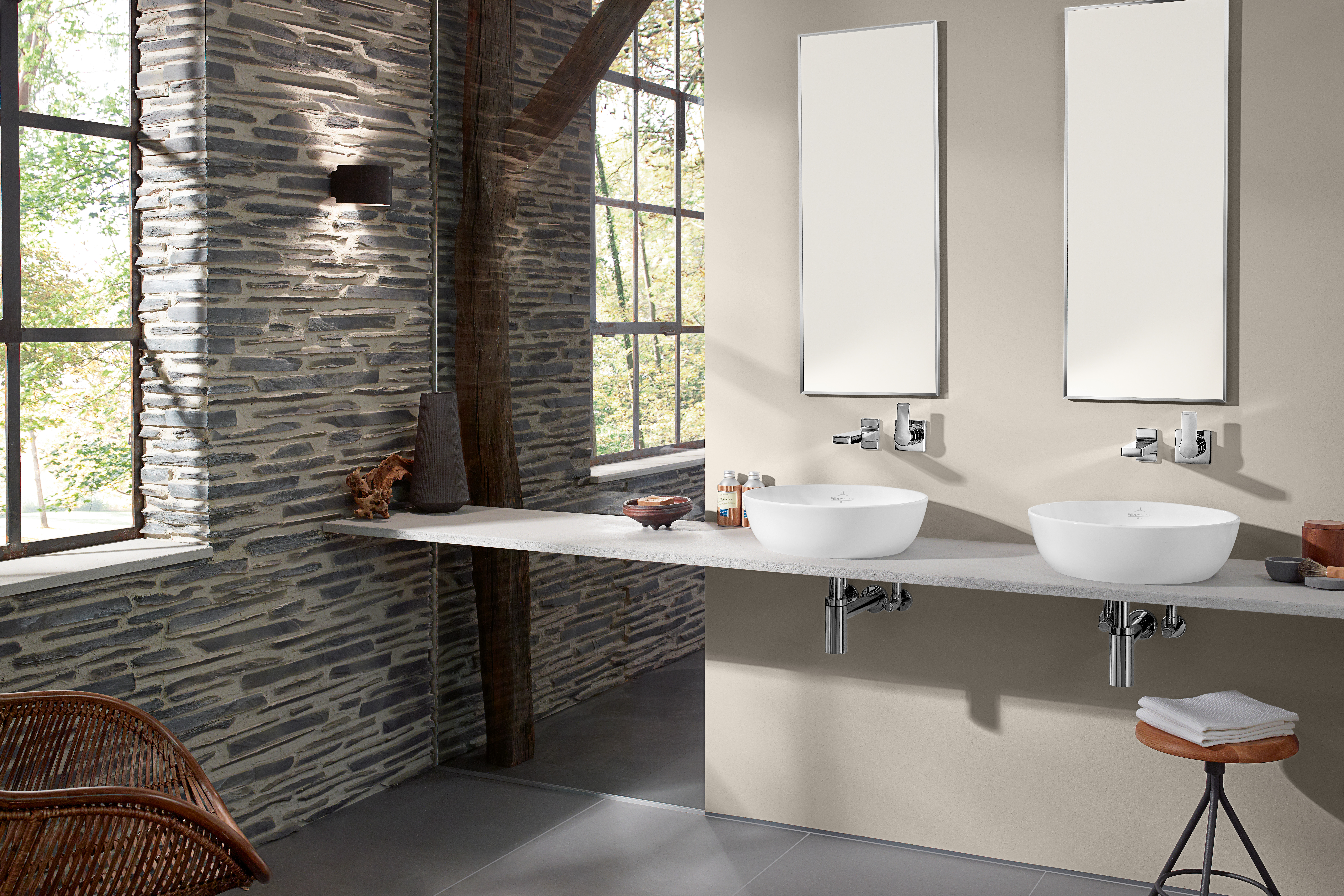 Artis Surface-mounted washbasin, 430x430x130mm, without overflow, White Alpin CeramicPlus