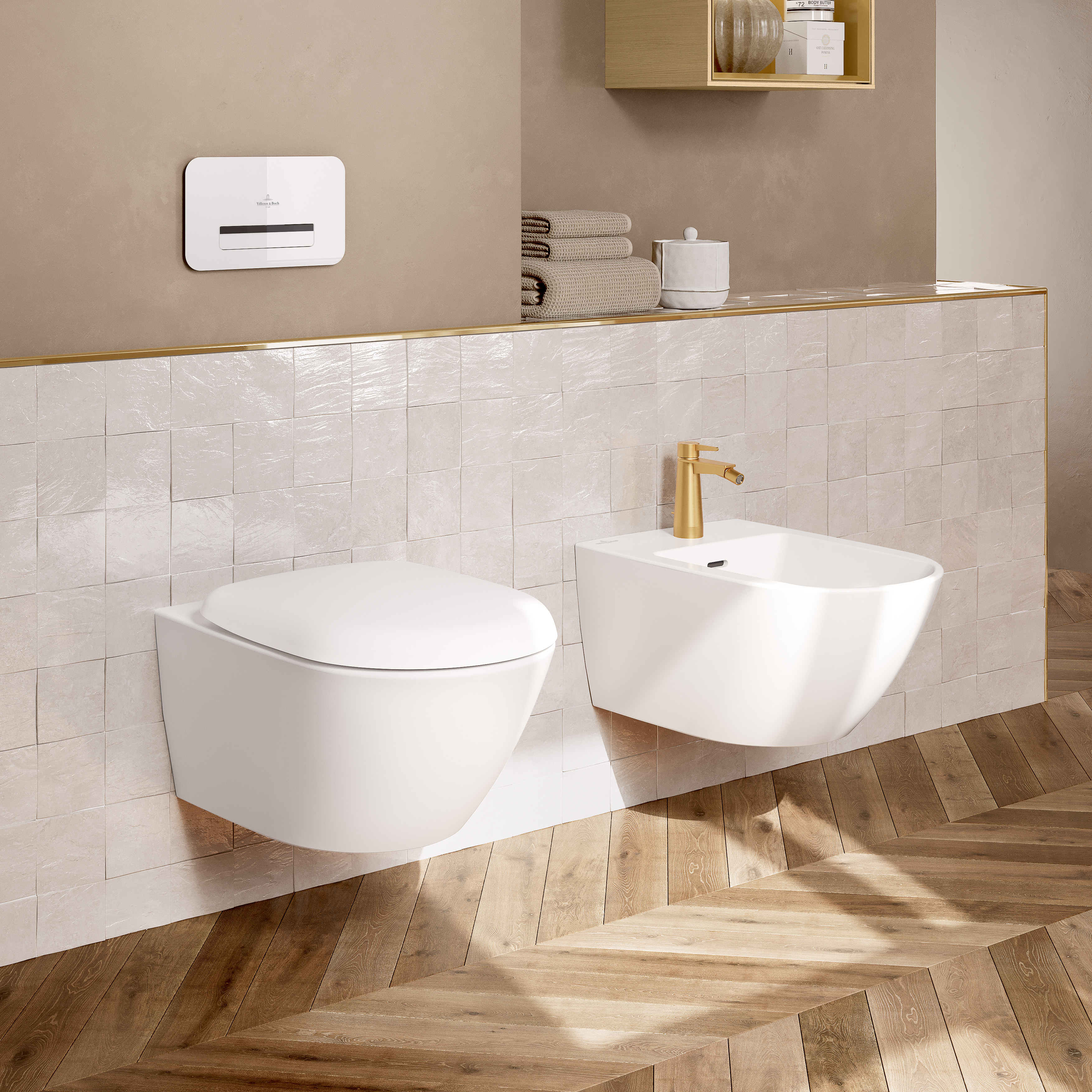 Antao Bidet, 375x560mm, Stone White CeramicPlus