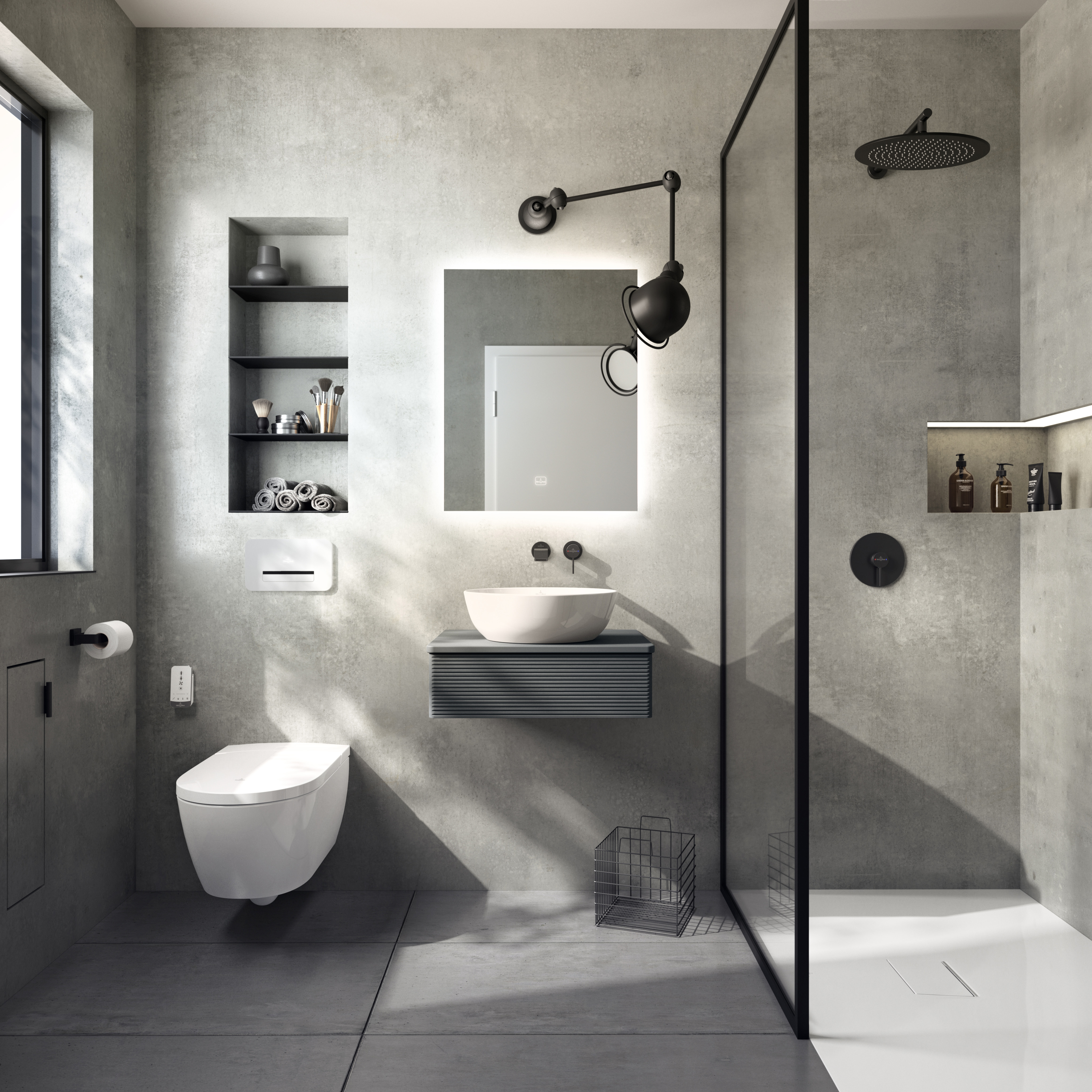 Dawn Einhebel-Waschtischarmatur, Ohne Ablaufgarnitur, Matt Black