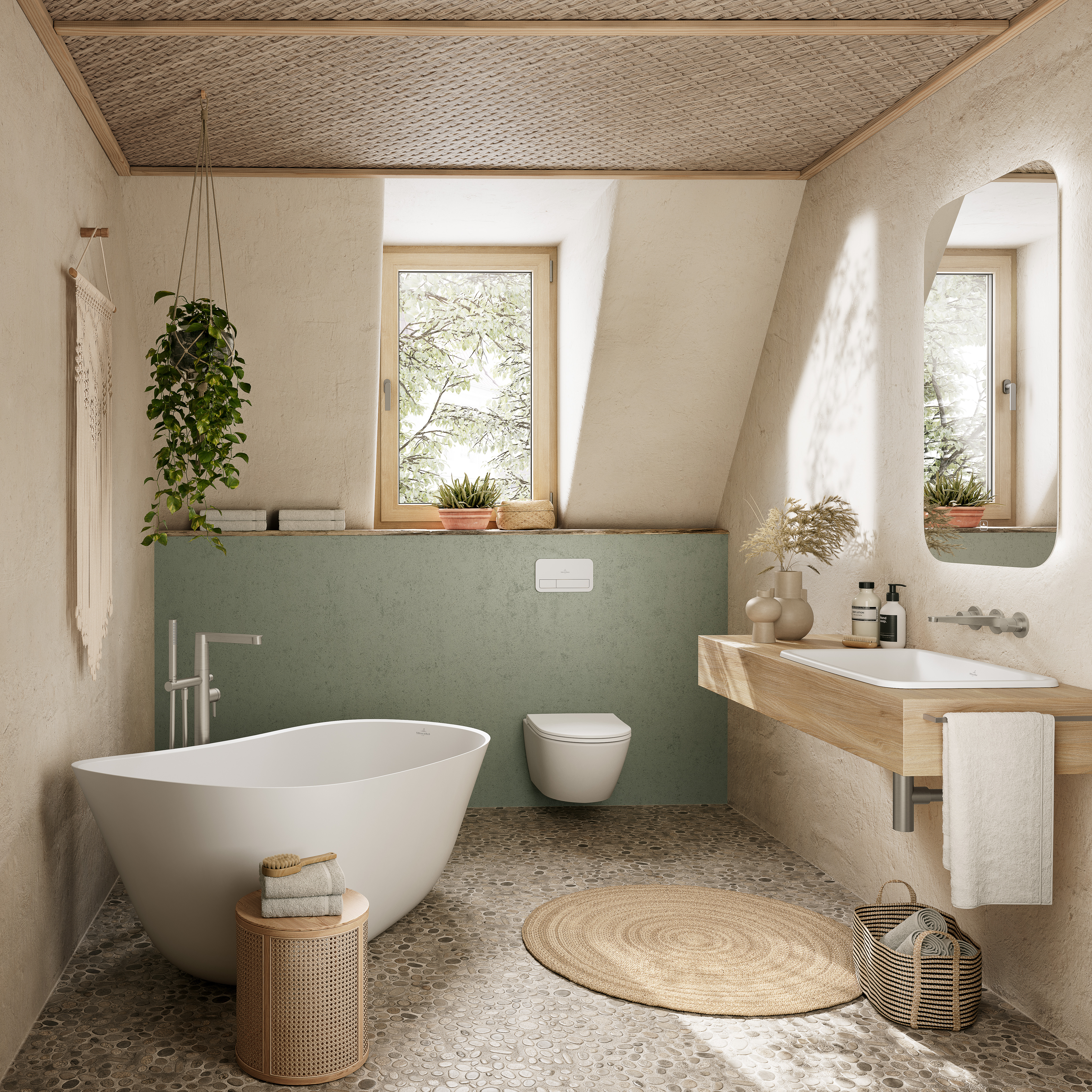 Theano Curved Edition Free-standing bath, 1700x750mm, Stone White