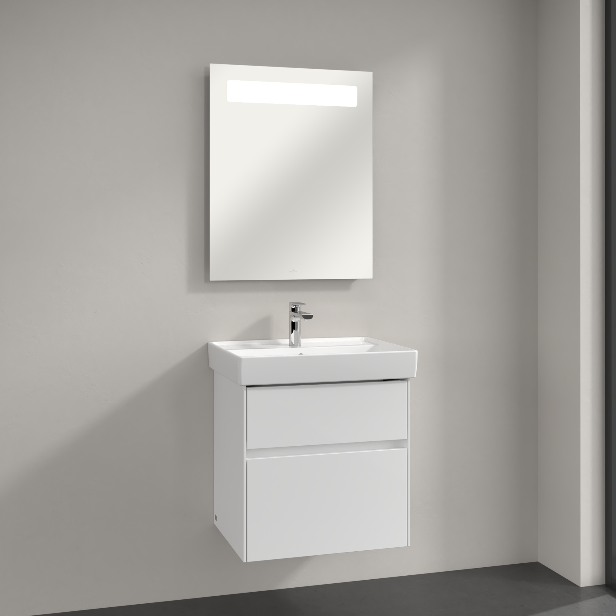 More To See 14 Mirror, with lighting, 600x750x47mm