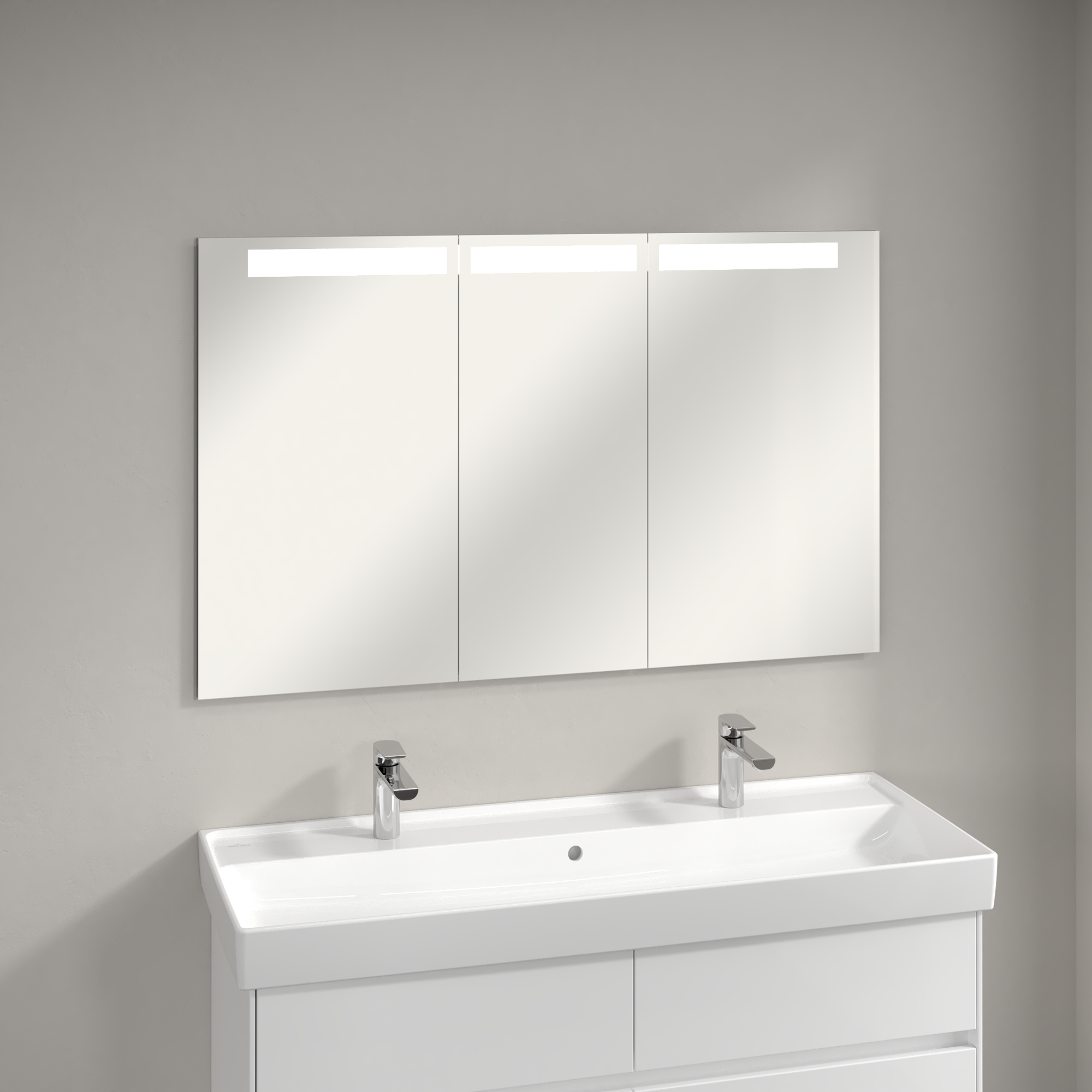 My View In Inbouw-spiegelkast, met verlichting, 1201x747x107mm