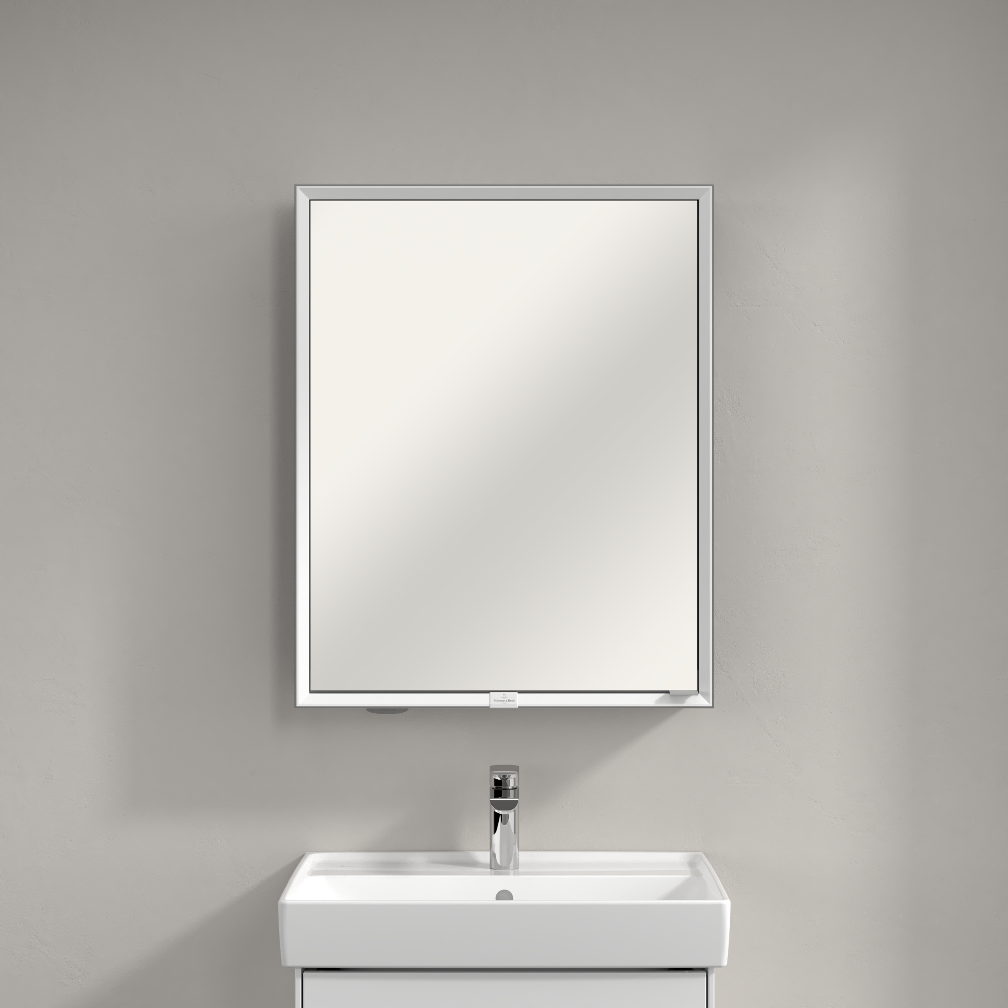 My View Now Armoire de toilette en saillie, avec éclairage, 600x750x168mm