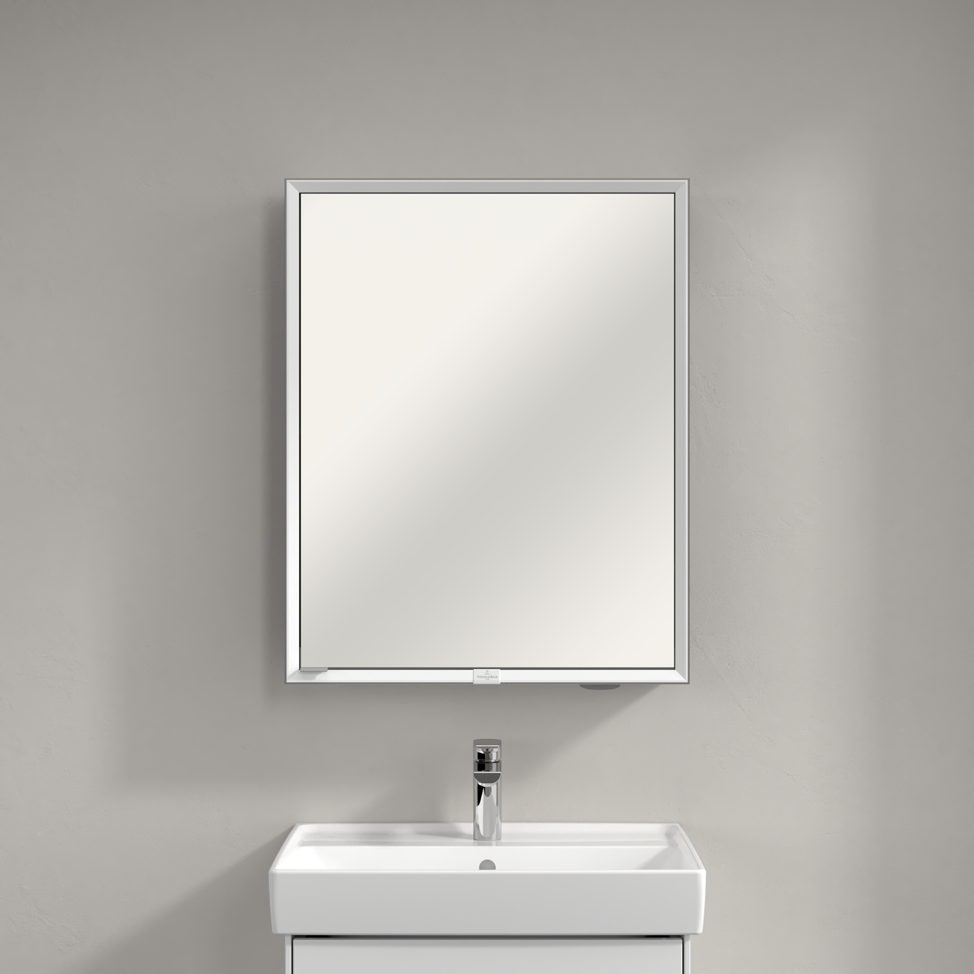 My View Now Armoire de toilette en saillie, avec éclairage, 600x750x168mm