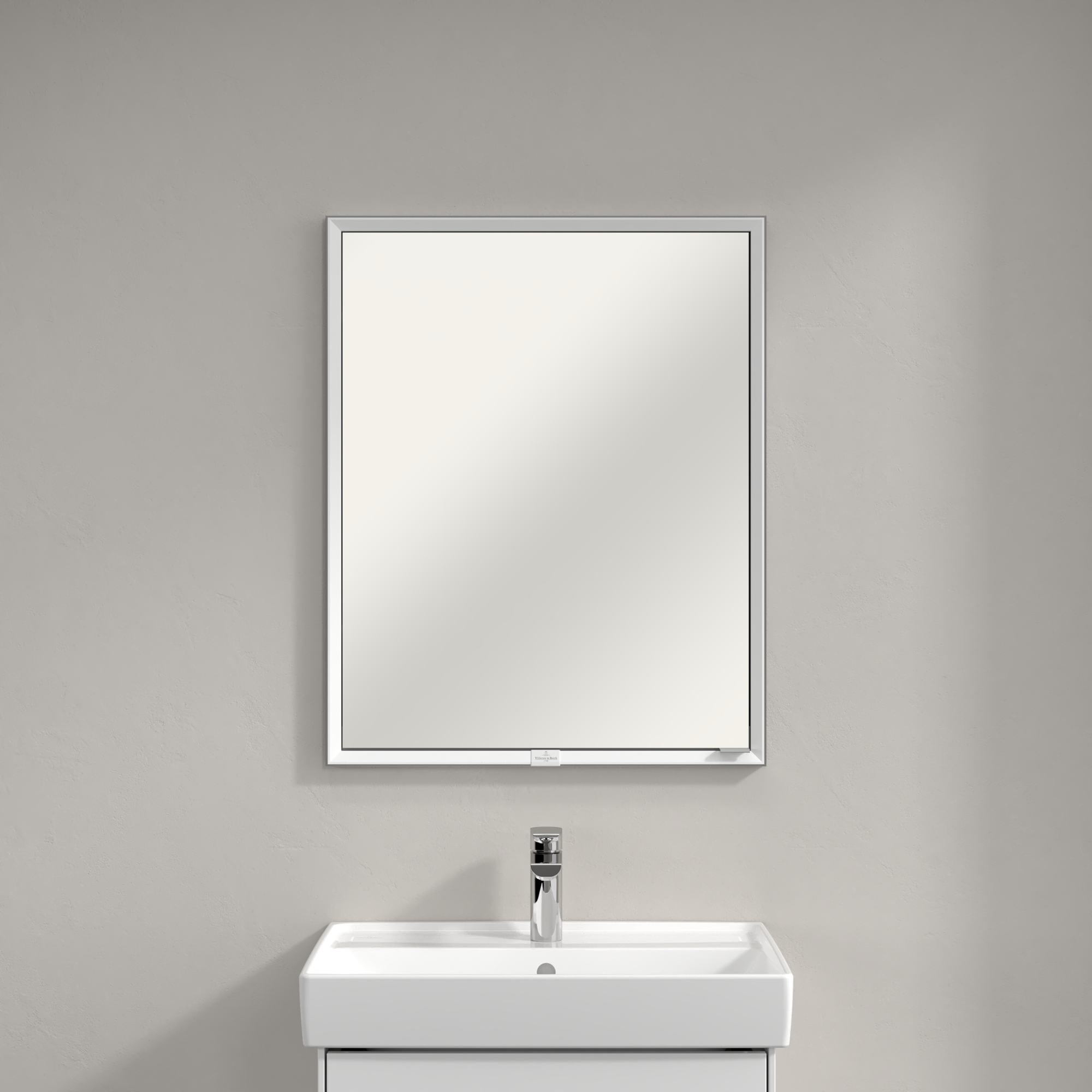 My View Now Built-in mirror cabinet, with lighting, 600x750x168mm