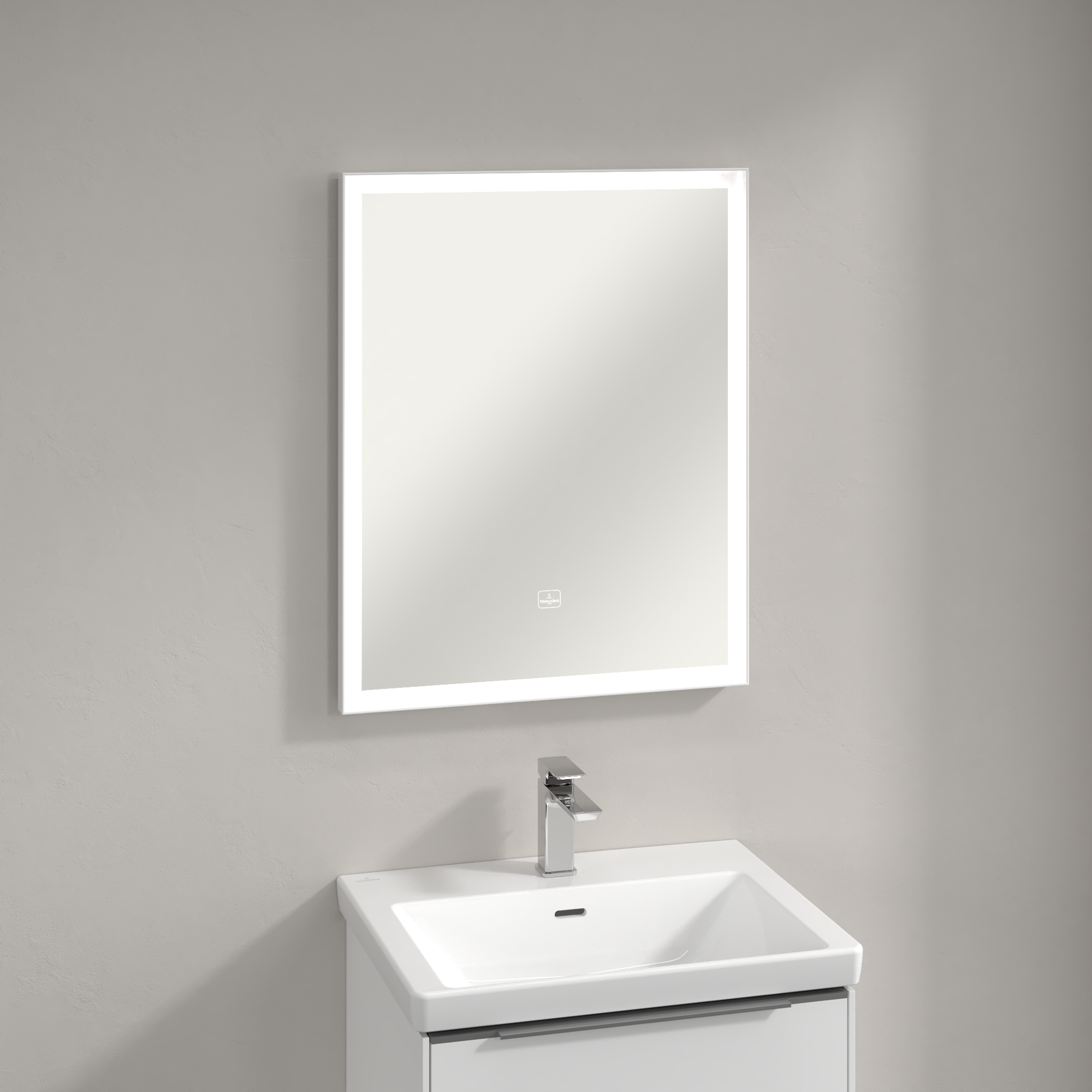 Subway 3.0 Miroir, avec éclairage, 600x750x47.5mm