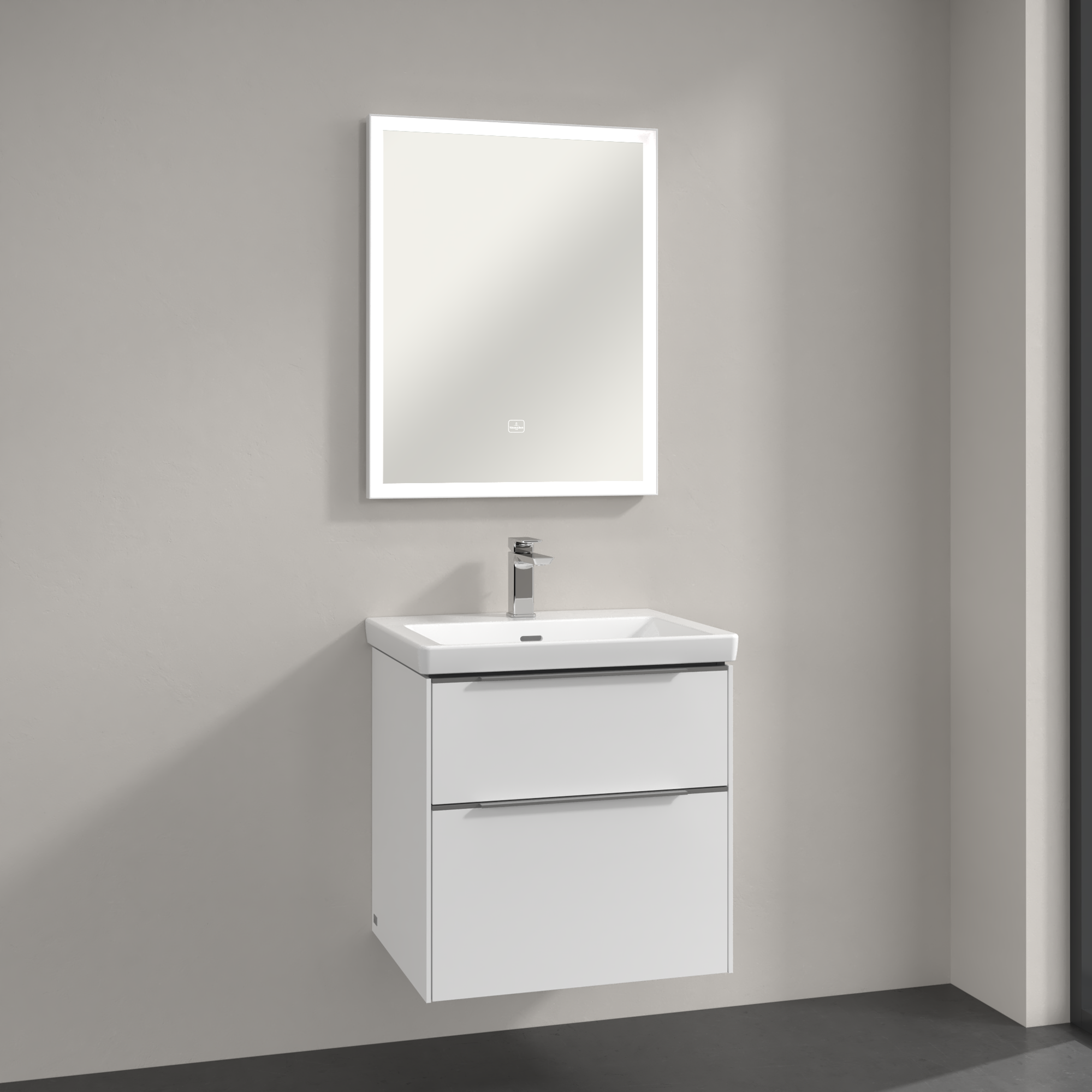 Subway 3.0 Miroir, avec éclairage, 600x750x47.5mm