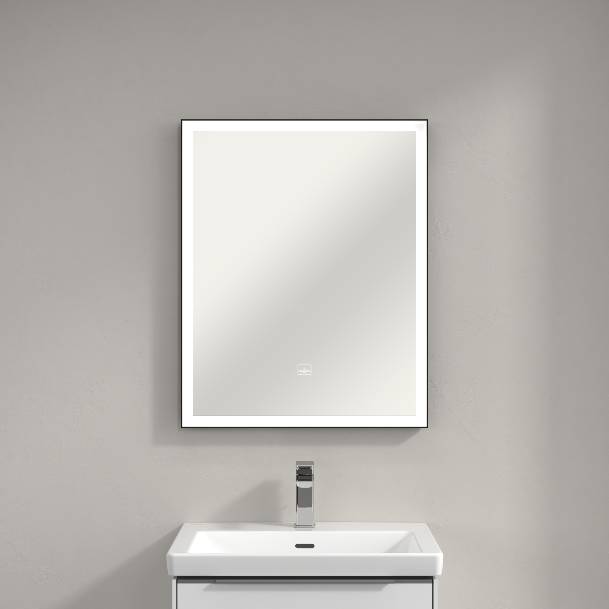 Subway 3.0 Miroir, avec éclairage, 600x750x47.5mm
