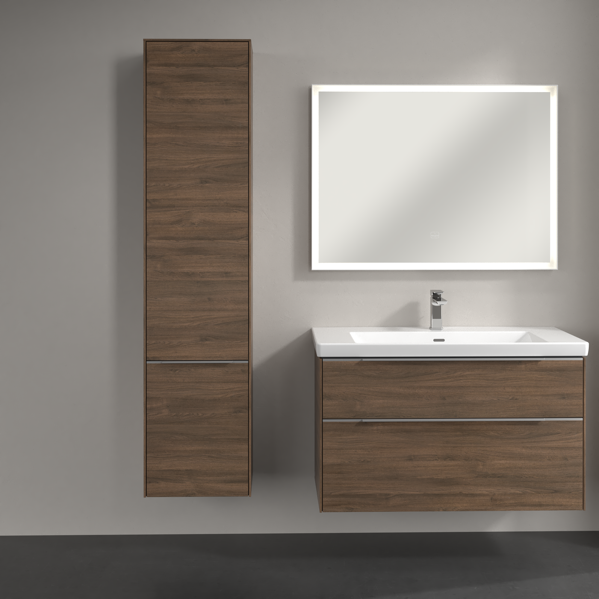 Subway 3.0 Armoire haute, 2 portes, 400x1710x346mm, Caisson: Arizona Oak, Façade: Arizona Oak