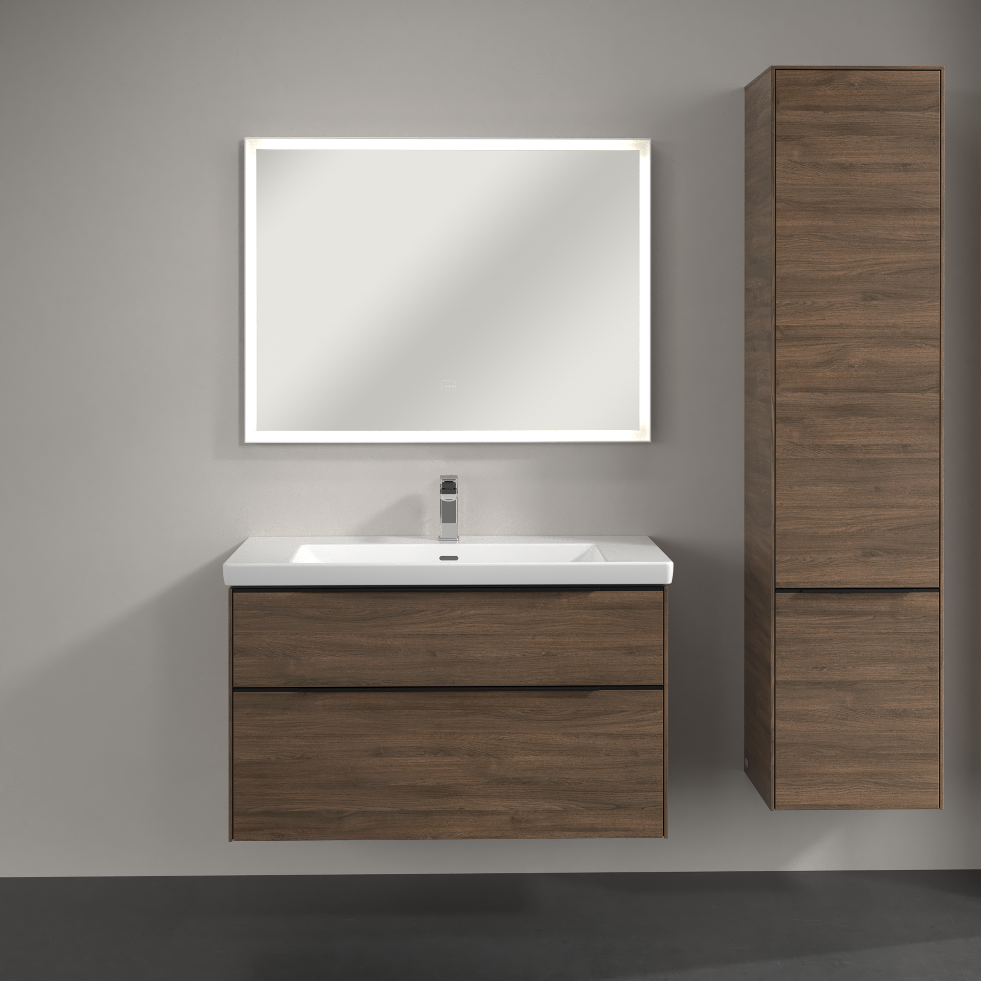 Subway 3.0 Hochschrank, 2 Türen, 400x1710x346mm, Korpus: Arizona Oak, Front: Arizona Oak