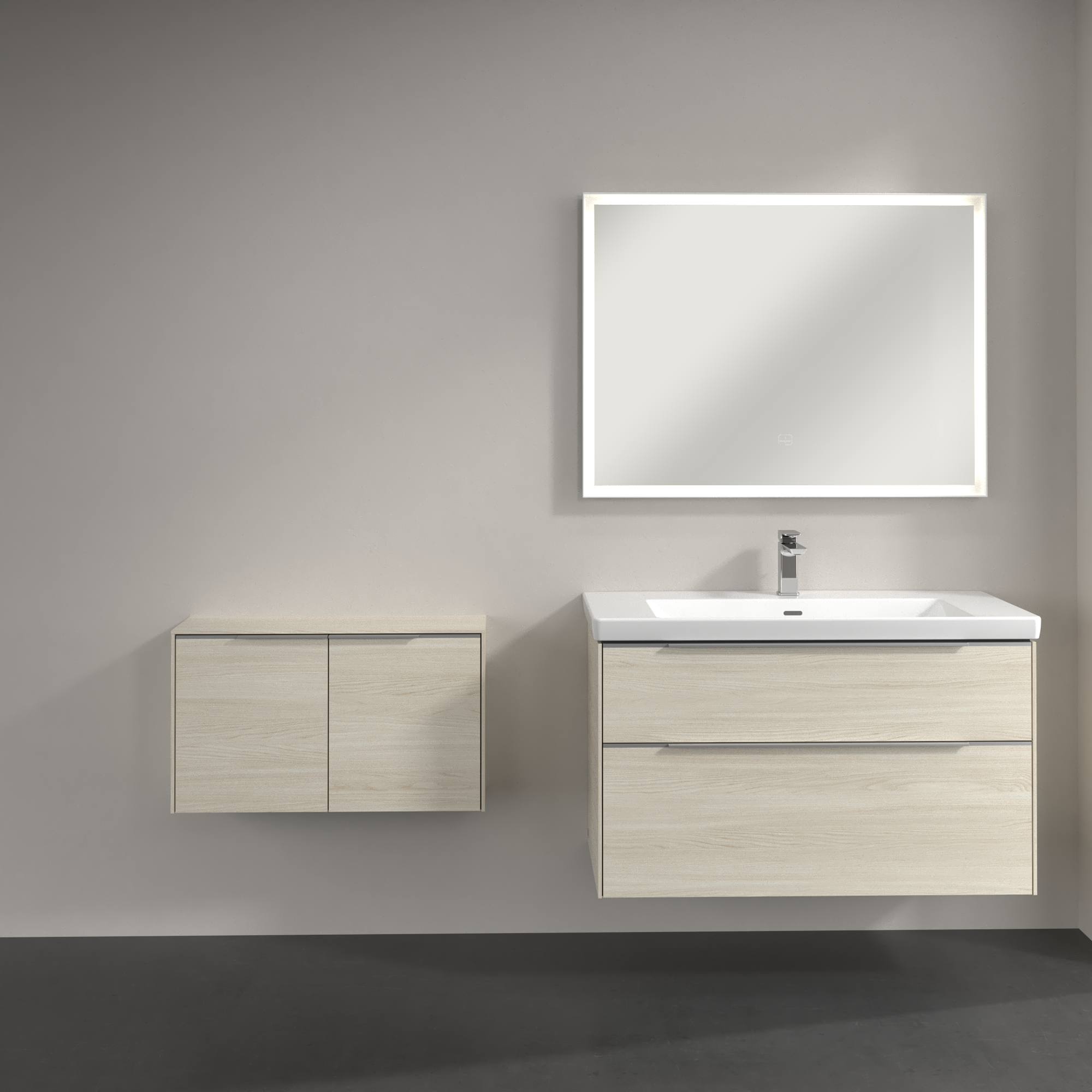 Subway 3.0 Sideboard, 2 deuren, 728x423x240mm, Corpus: White Oak, Front: White Oak