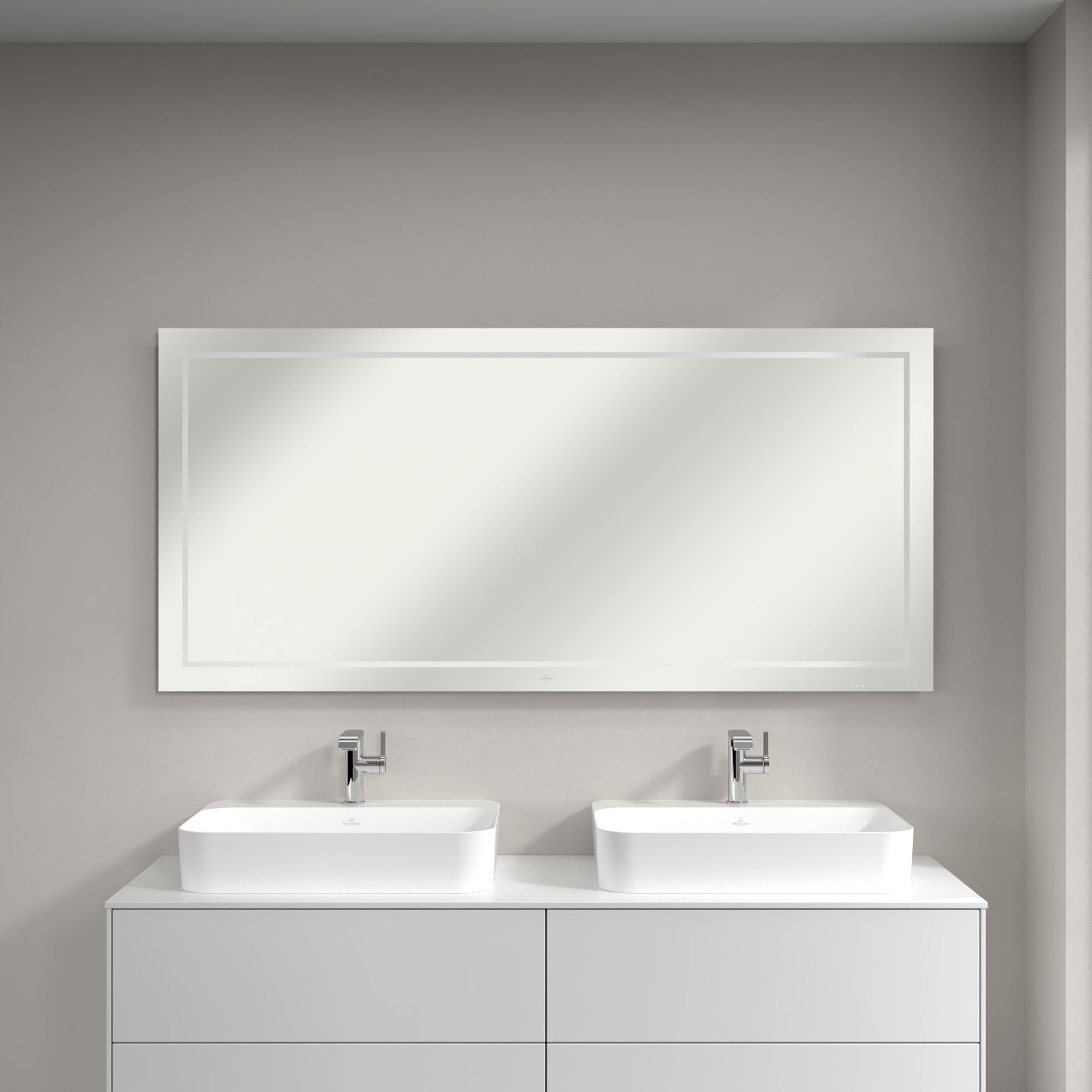 Finion Mirror, with lighting, 1600x750x45mm
