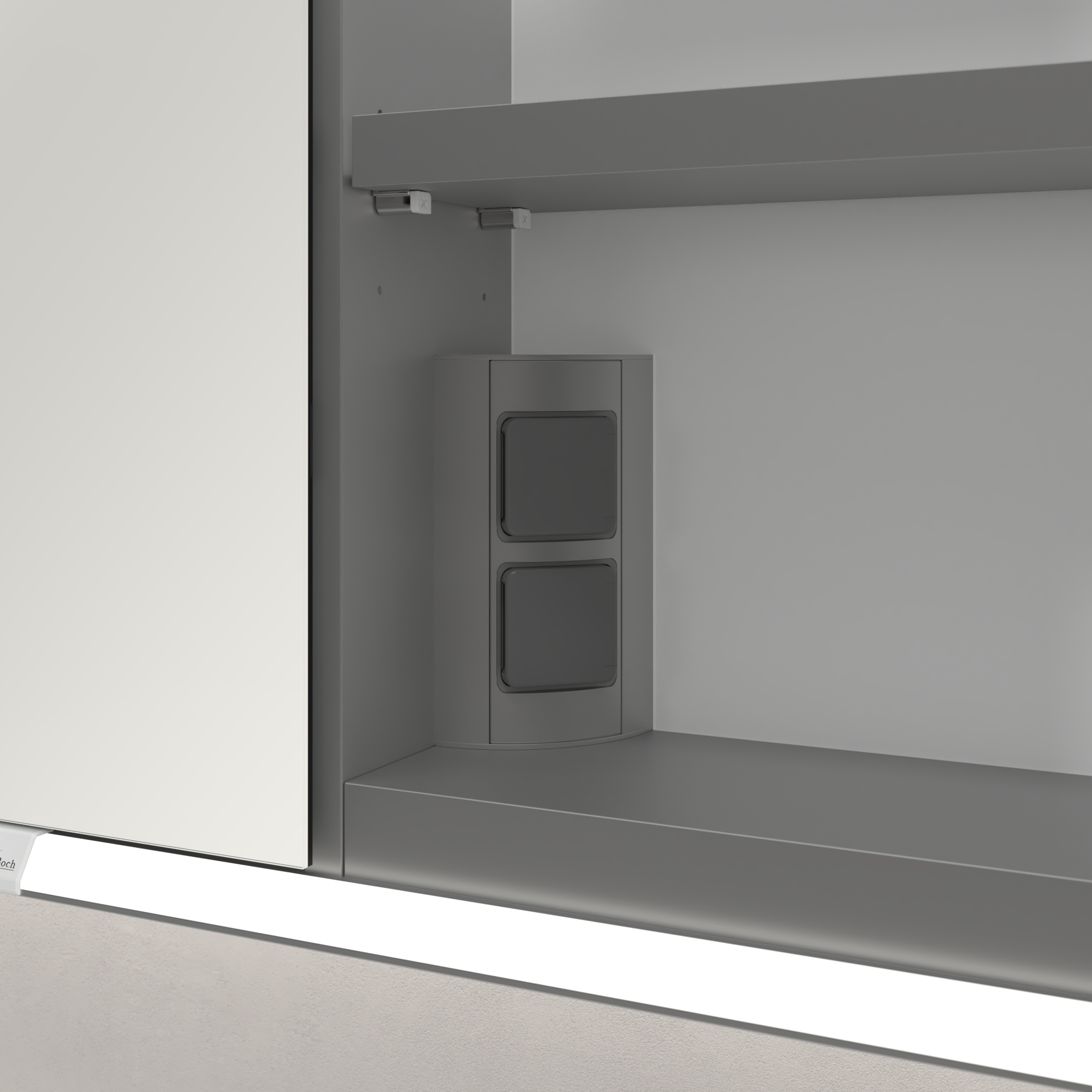 My View Now Opbouw Spiegelkast, met verlichting, 1300x750x168mm