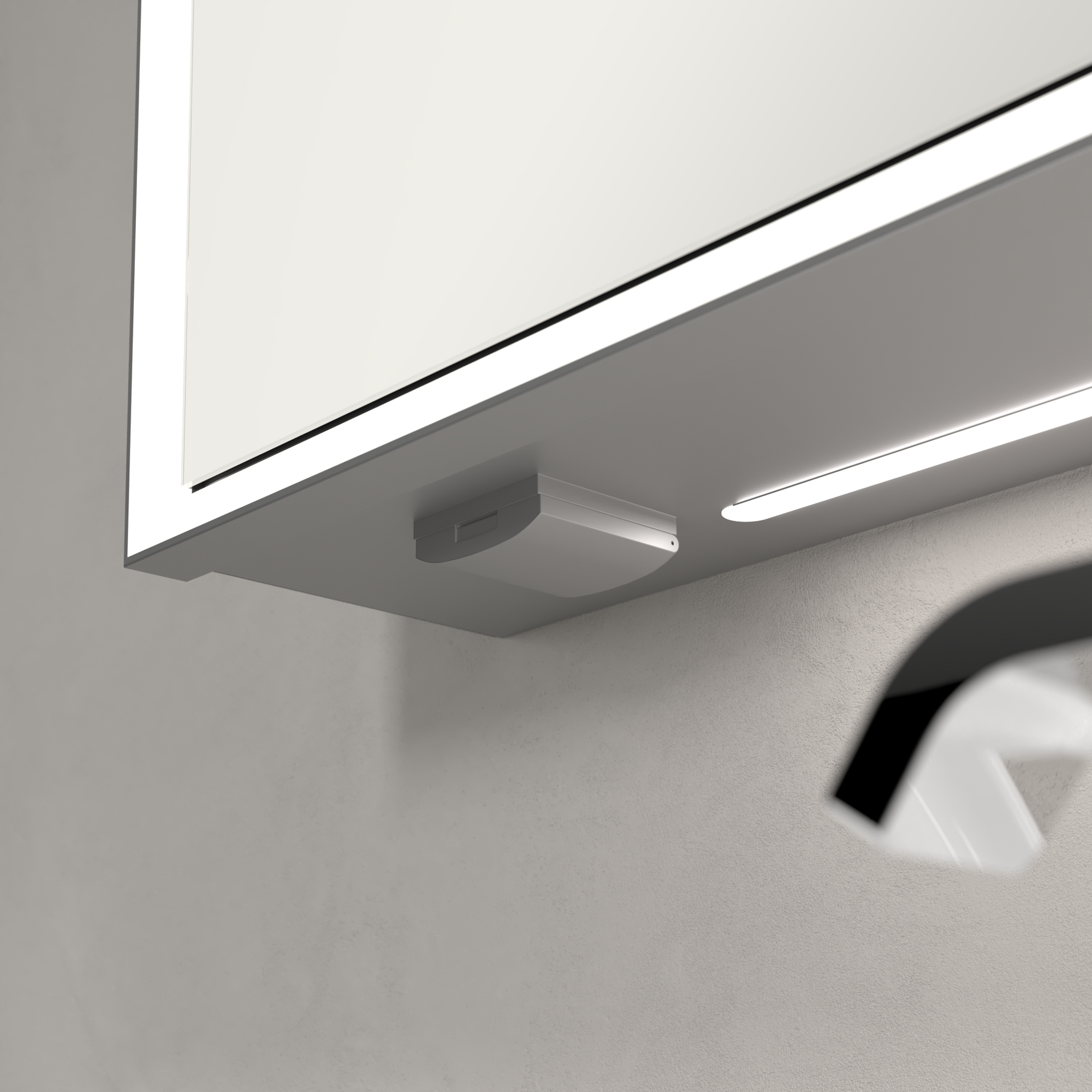 My View Now Opbouw Spiegelkast, met verlichting, 1400x750x168mm