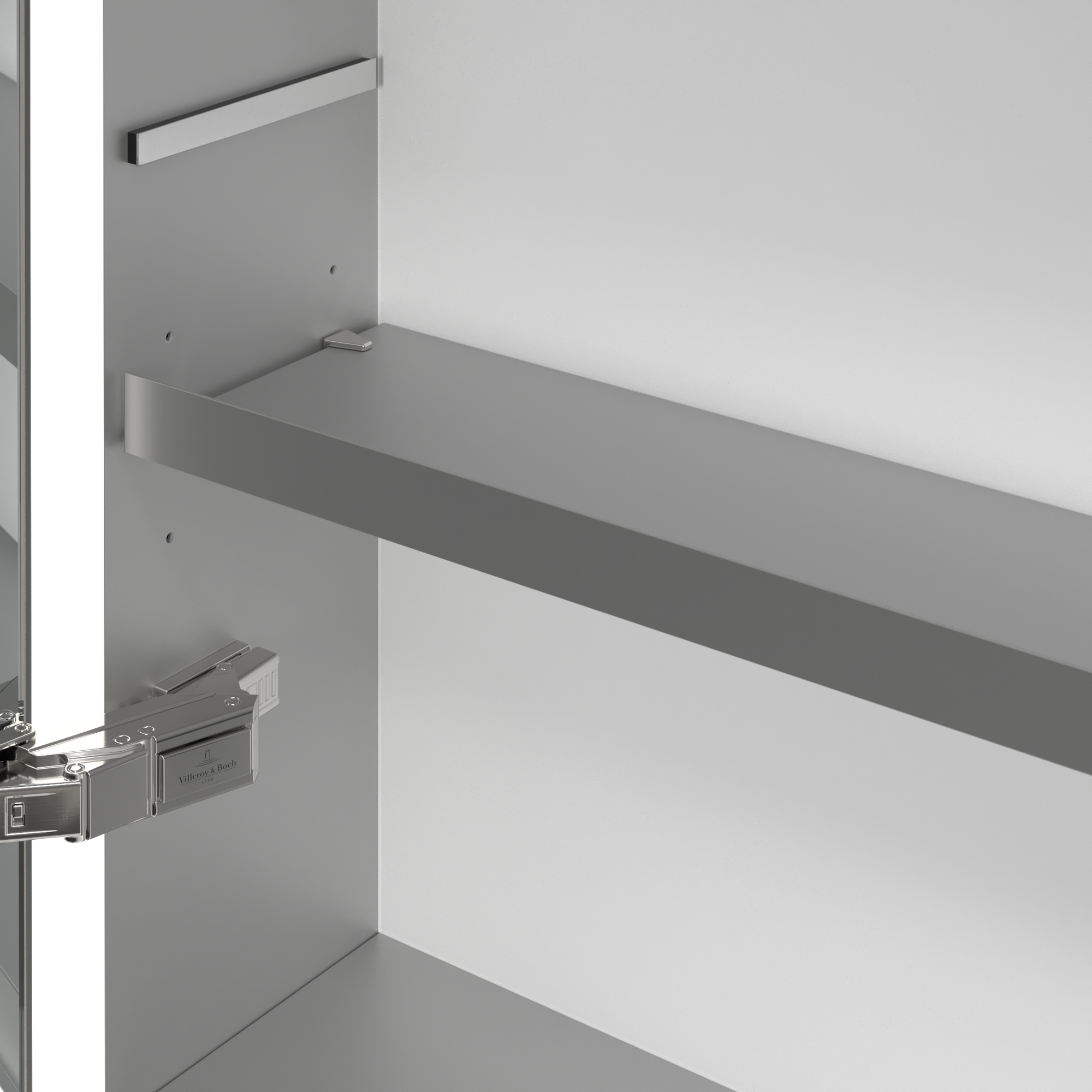 My View Now Armoire de toilette en saillie, avec éclairage, 1600x750x168mm