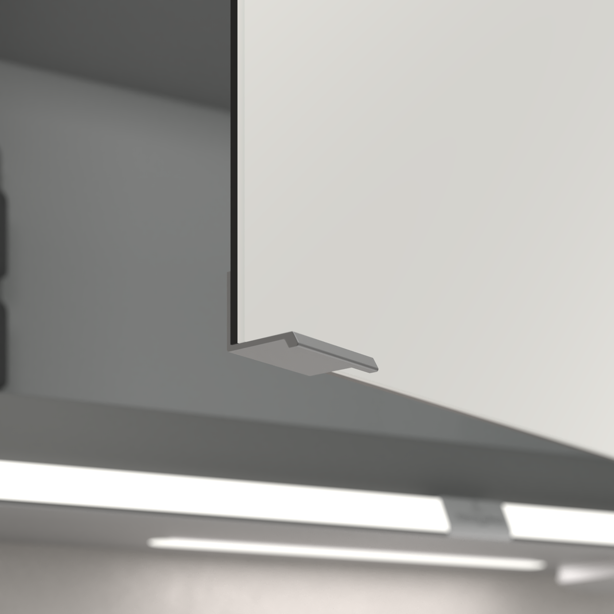 My View Now Armoire de toilette en saillie, avec éclairage, 600x750x168mm