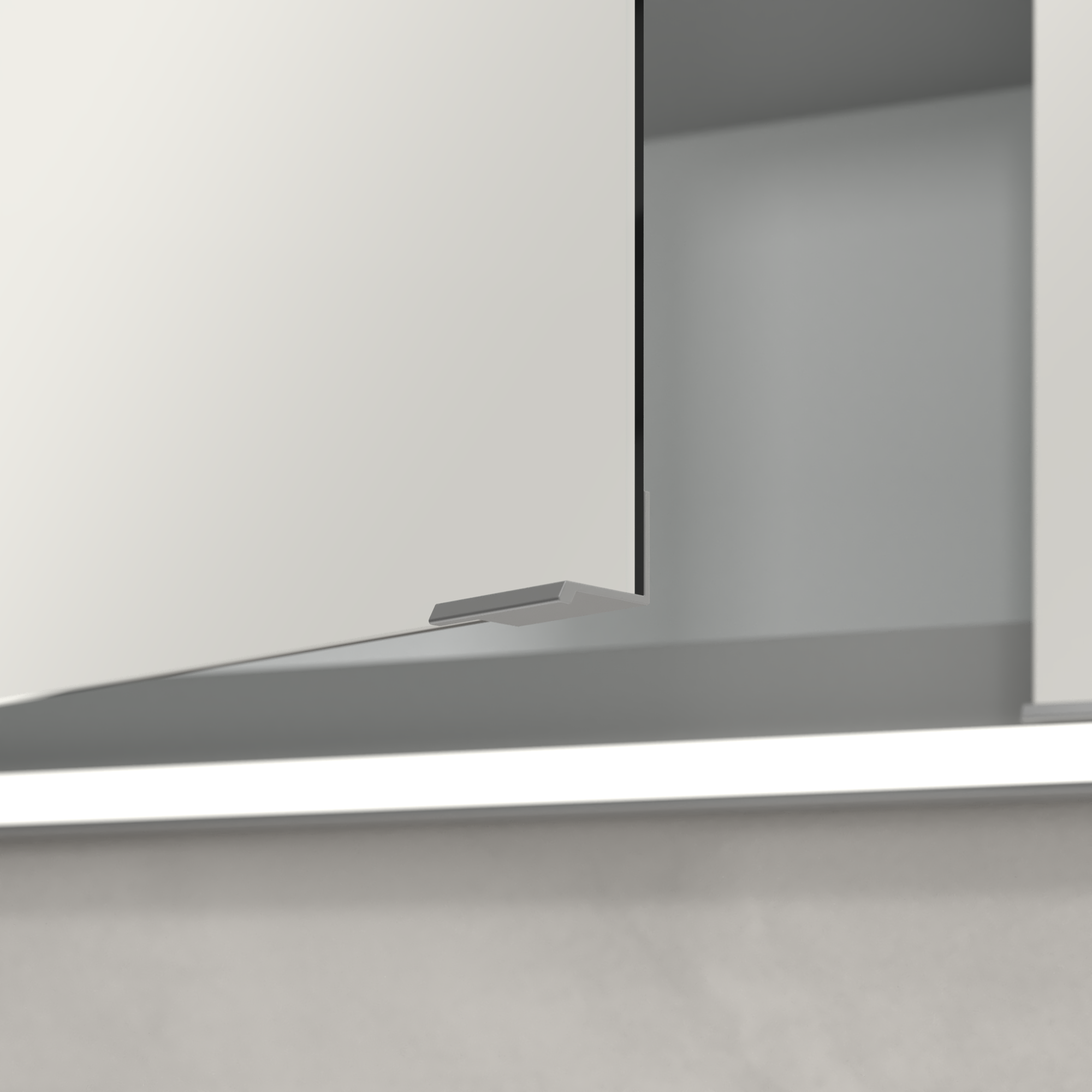 My View Now Inbouw-spiegelkast, met verlichting, 1600x750x168mm