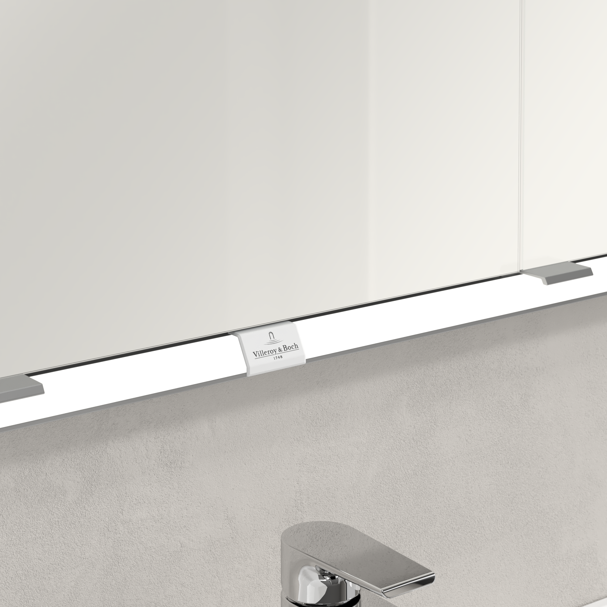 My View Now Inbouw-spiegelkast, met verlichting, 1600x750x168mm