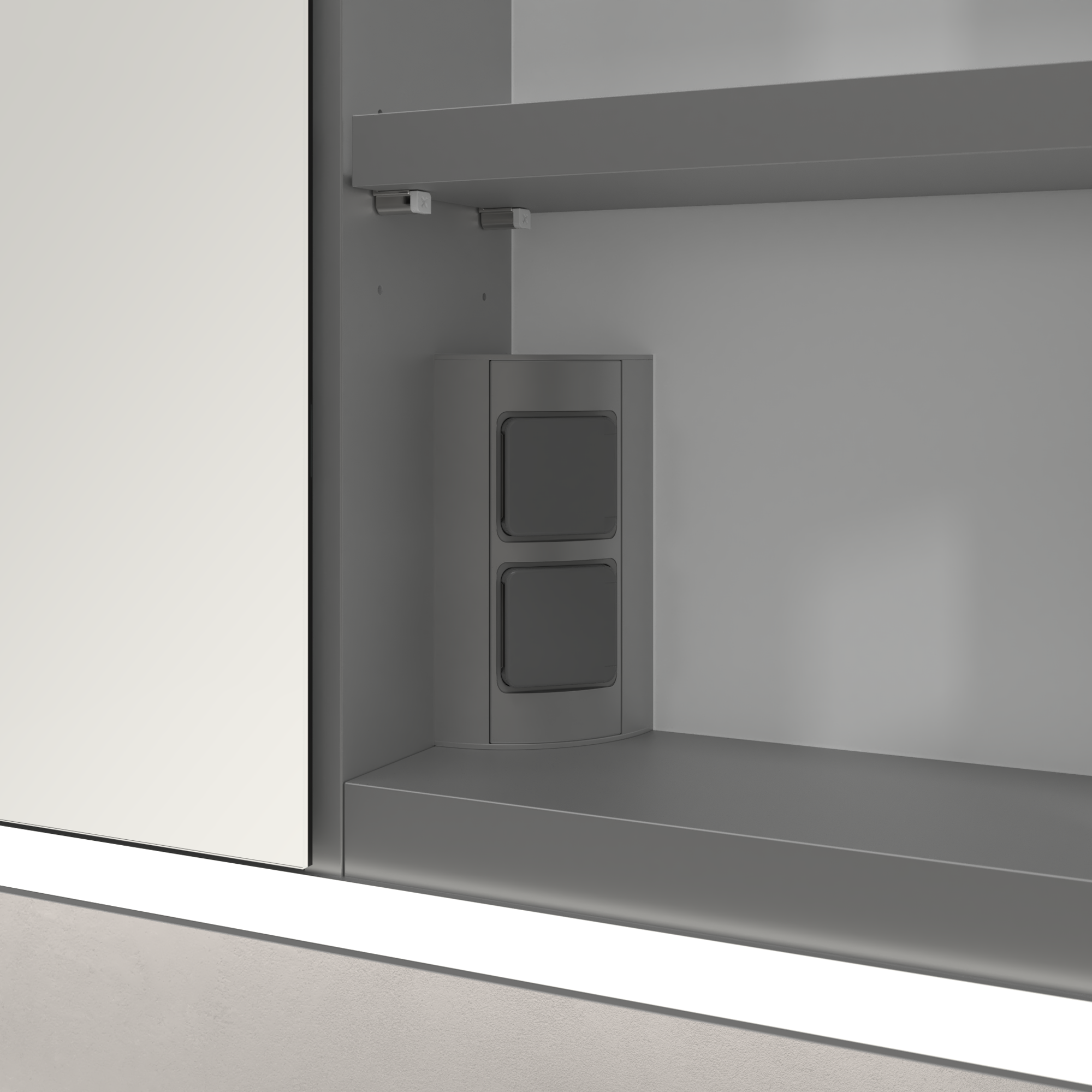 My View Now Opbouw Spiegelkast, met verlichting, 1200x750x168mm