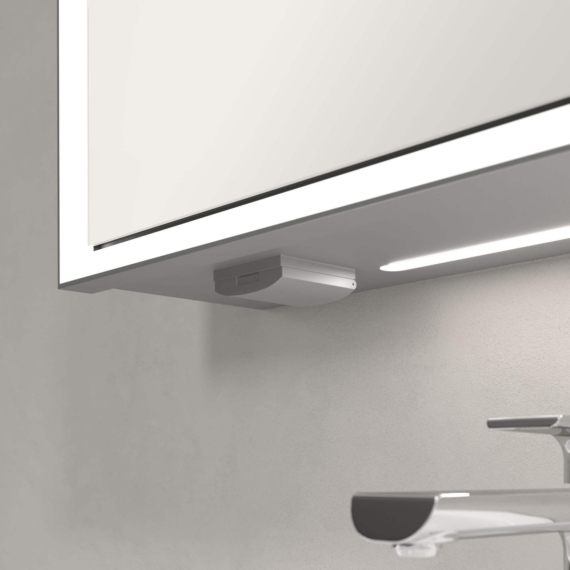 My View Now Opbouw Spiegelkast, met verlichting, 1300x750x168mm