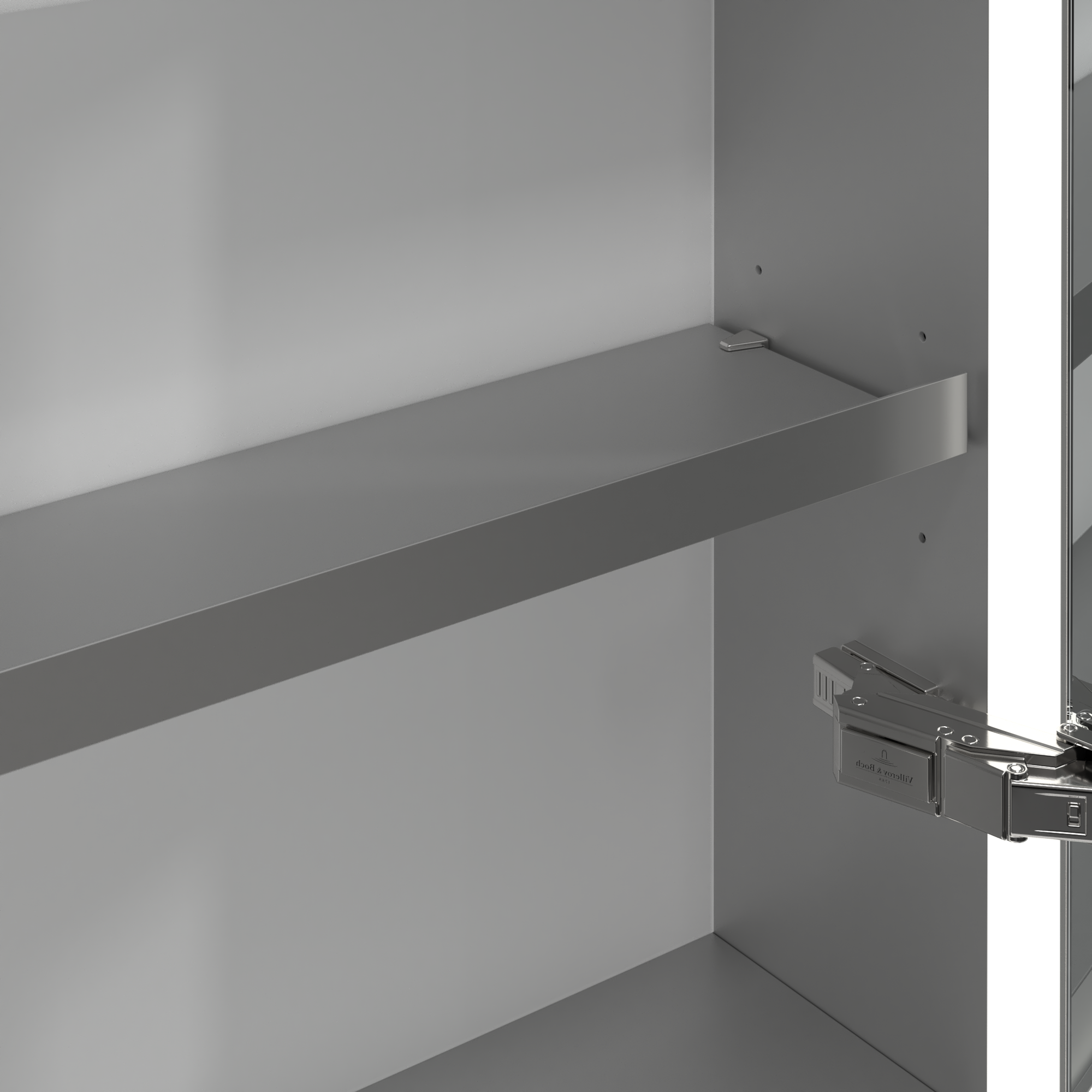 My View Now Opbouw Spiegelkast, met verlichting, 600x750x168mm