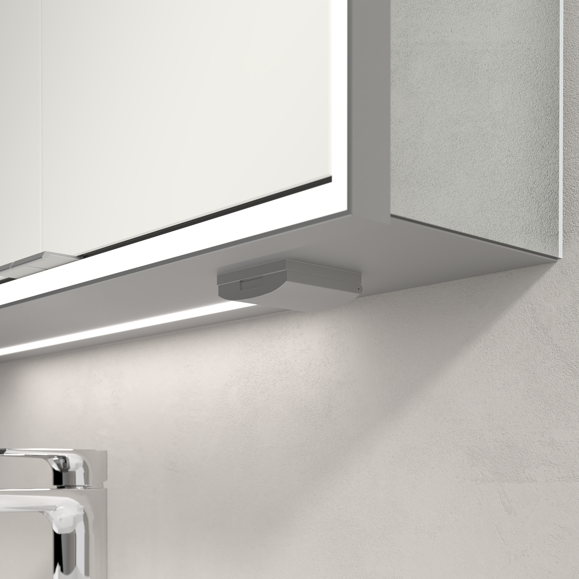 My View Now Opbouw Spiegelkast, met verlichting, 800x750x168mm