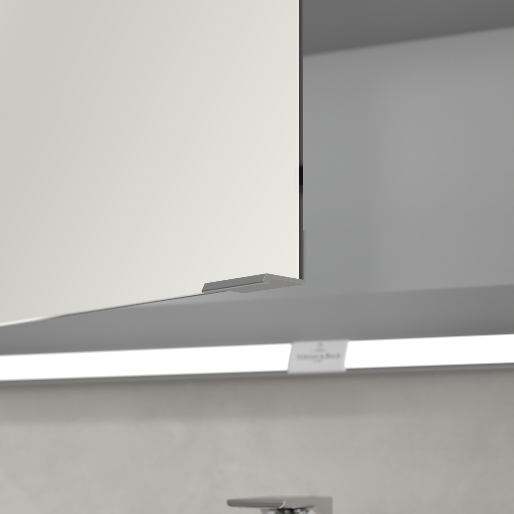 My View Now Built-in mirror cabinet, with lighting, 1000x750x168mm