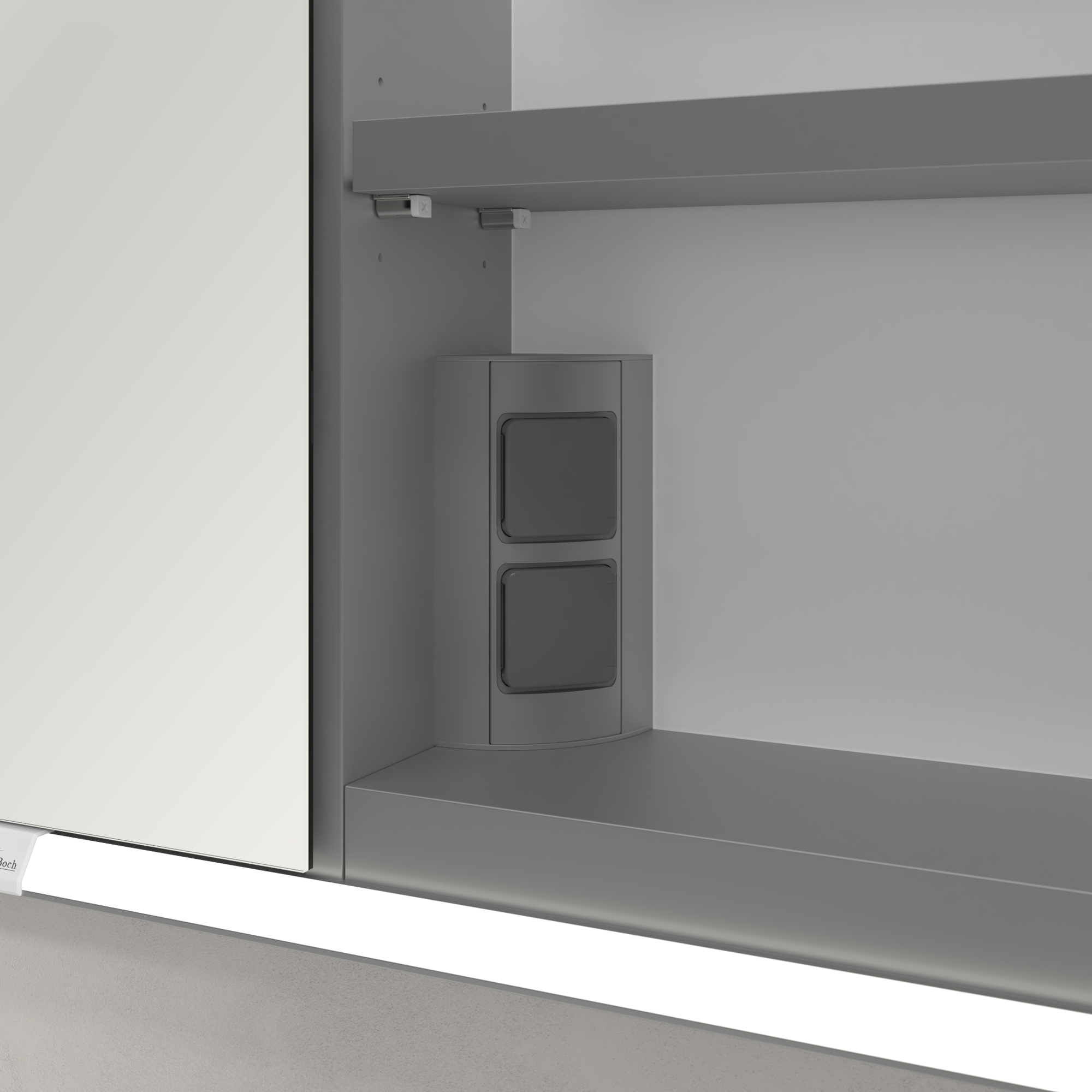 My View Now Inbouw-spiegelkast, met verlichting, 1300x750x168mm