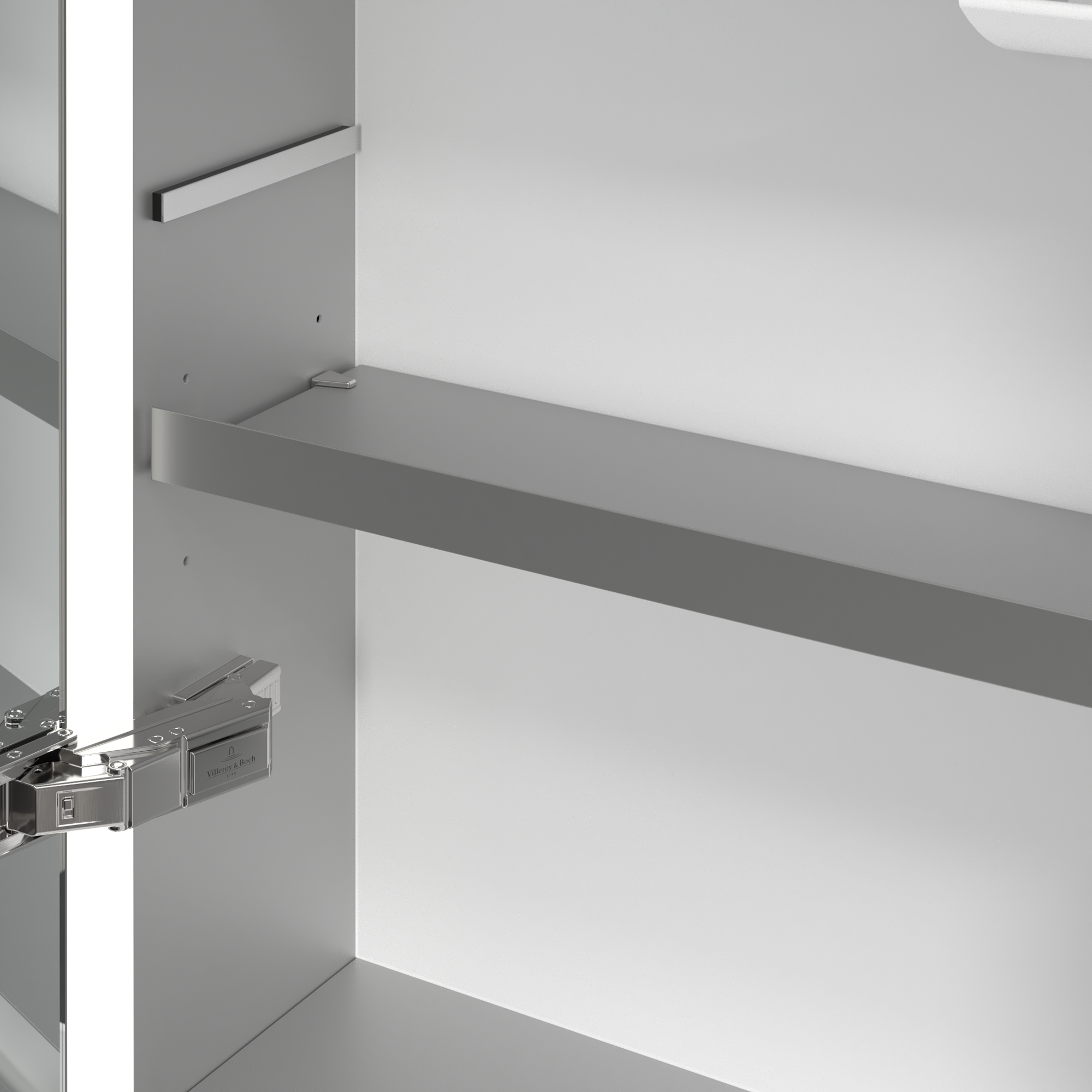 My View Now Inbouw-spiegelkast, met verlichting, 1300x750x168mm