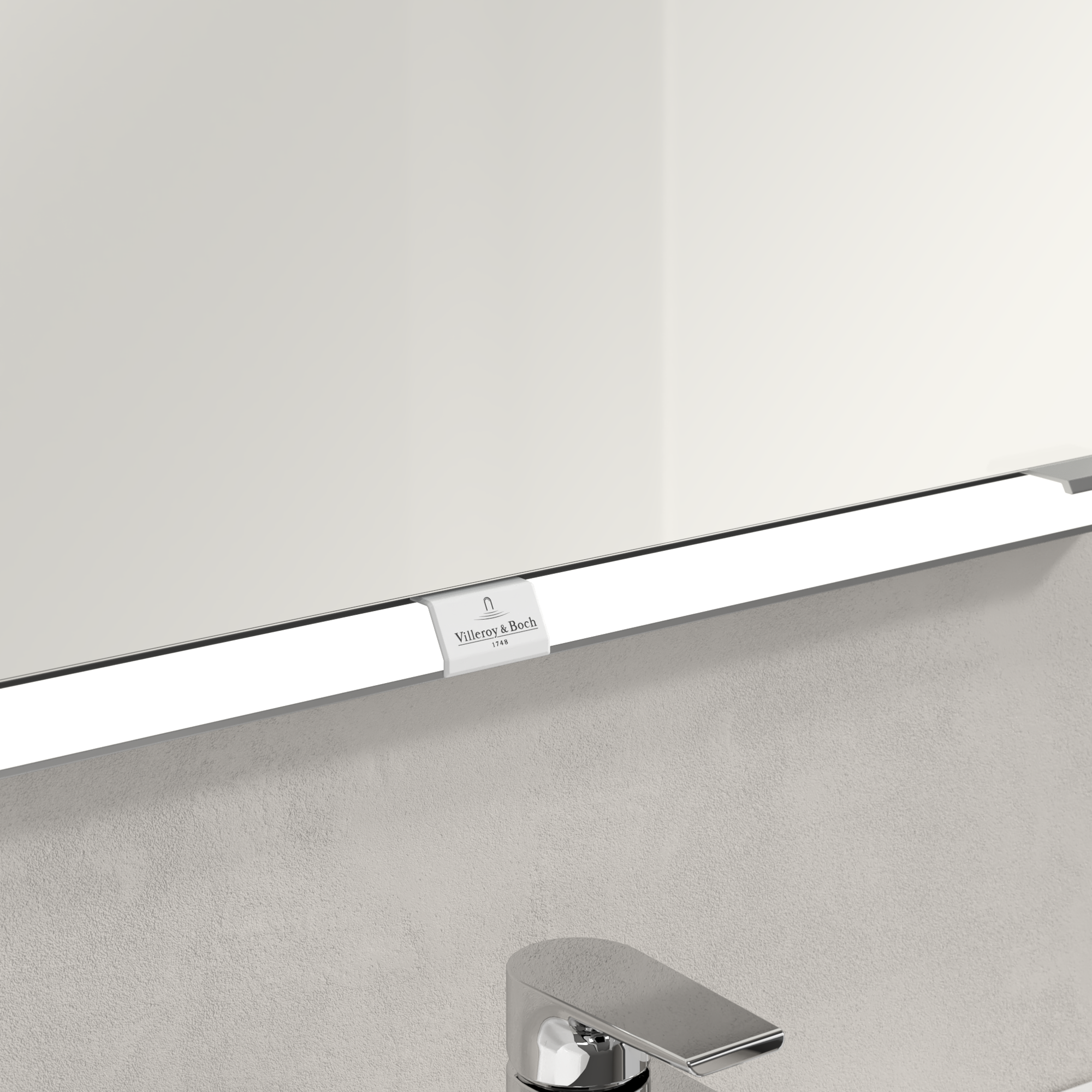 My View Now Built-in mirror cabinet, with lighting, 600x750x168mm