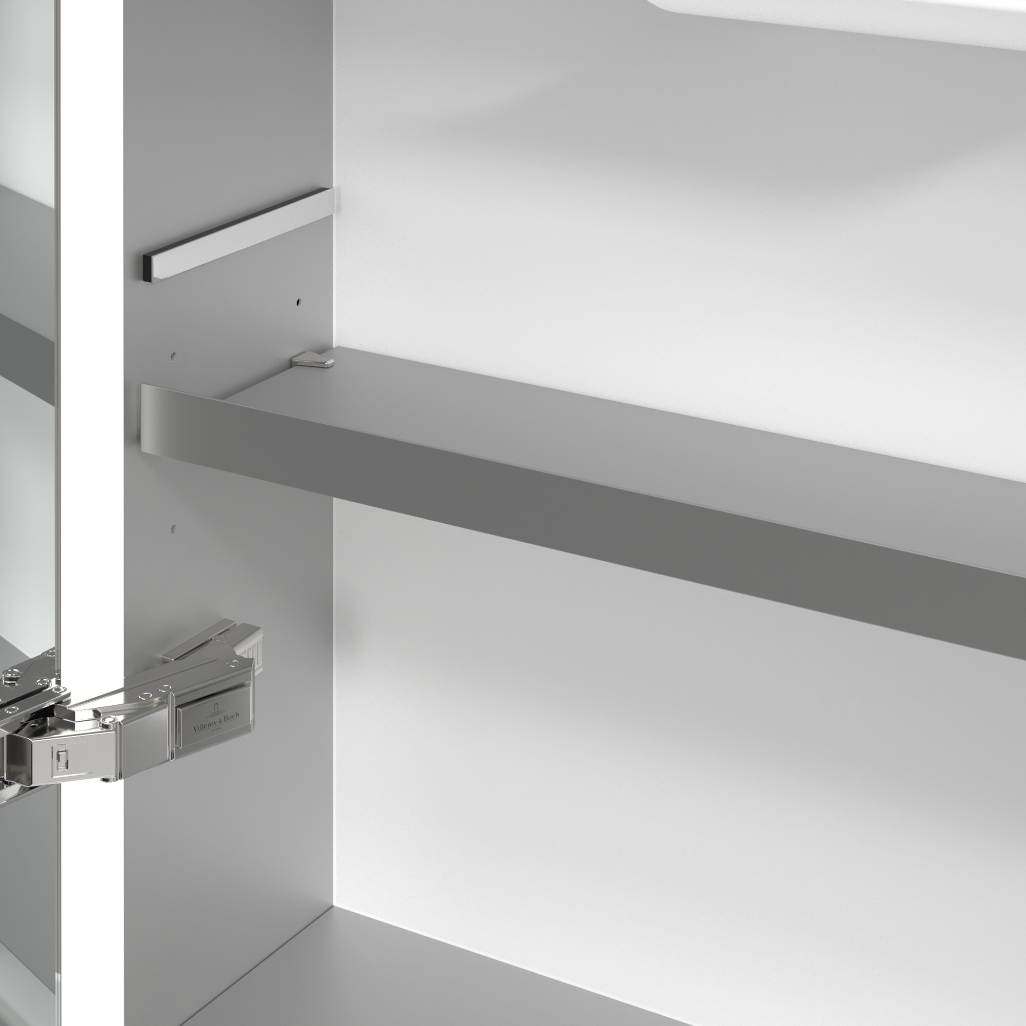 My View Now Built-in mirror cabinet, with lighting, 600x750x168mm