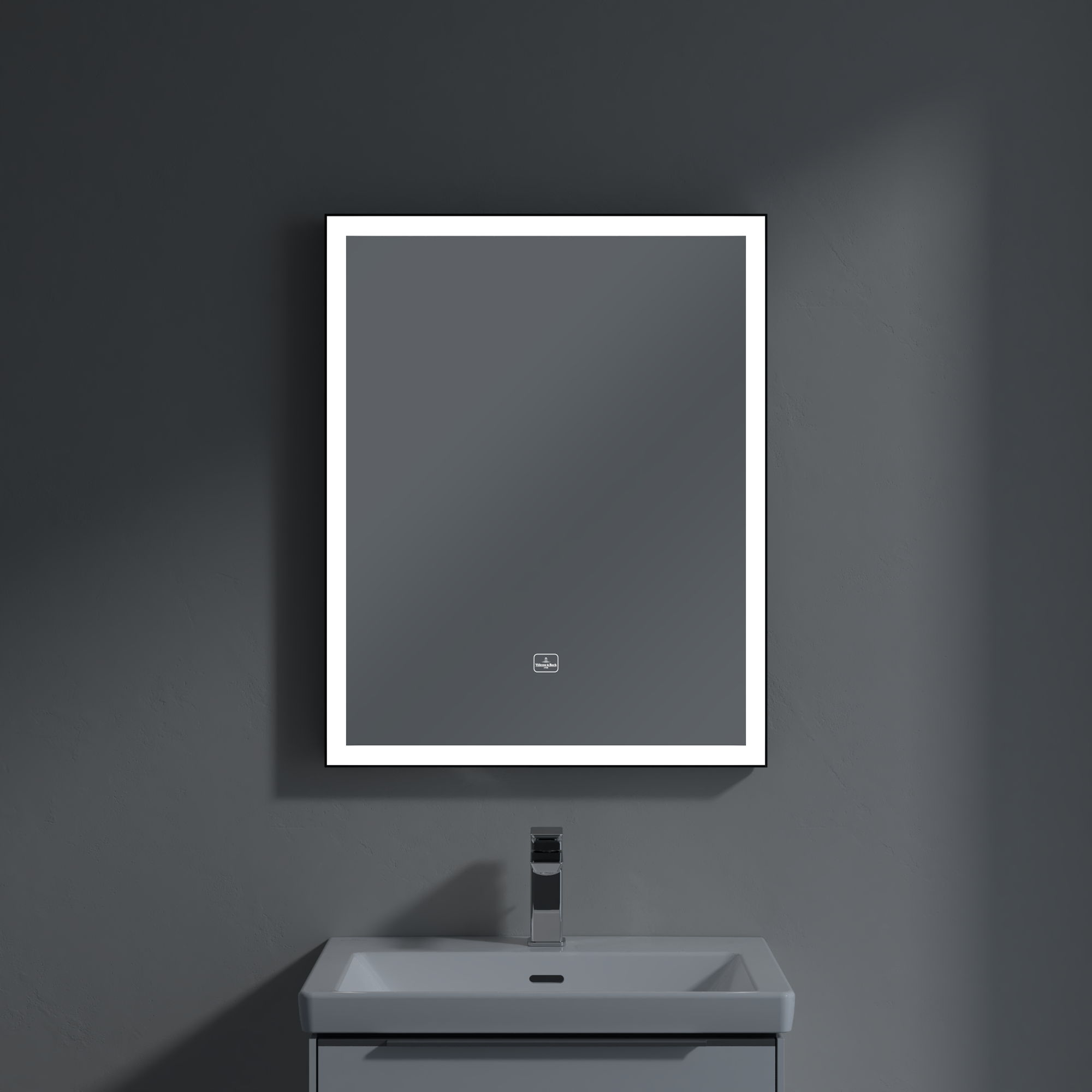 Subway 3.0 Miroir, avec éclairage, 600x750x47.5mm
