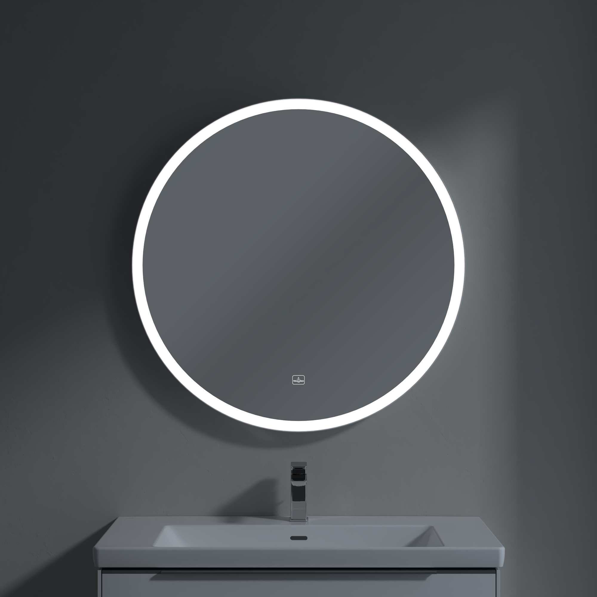 Subway 3.0 Mirror, with lighting, 910x910x45mm
