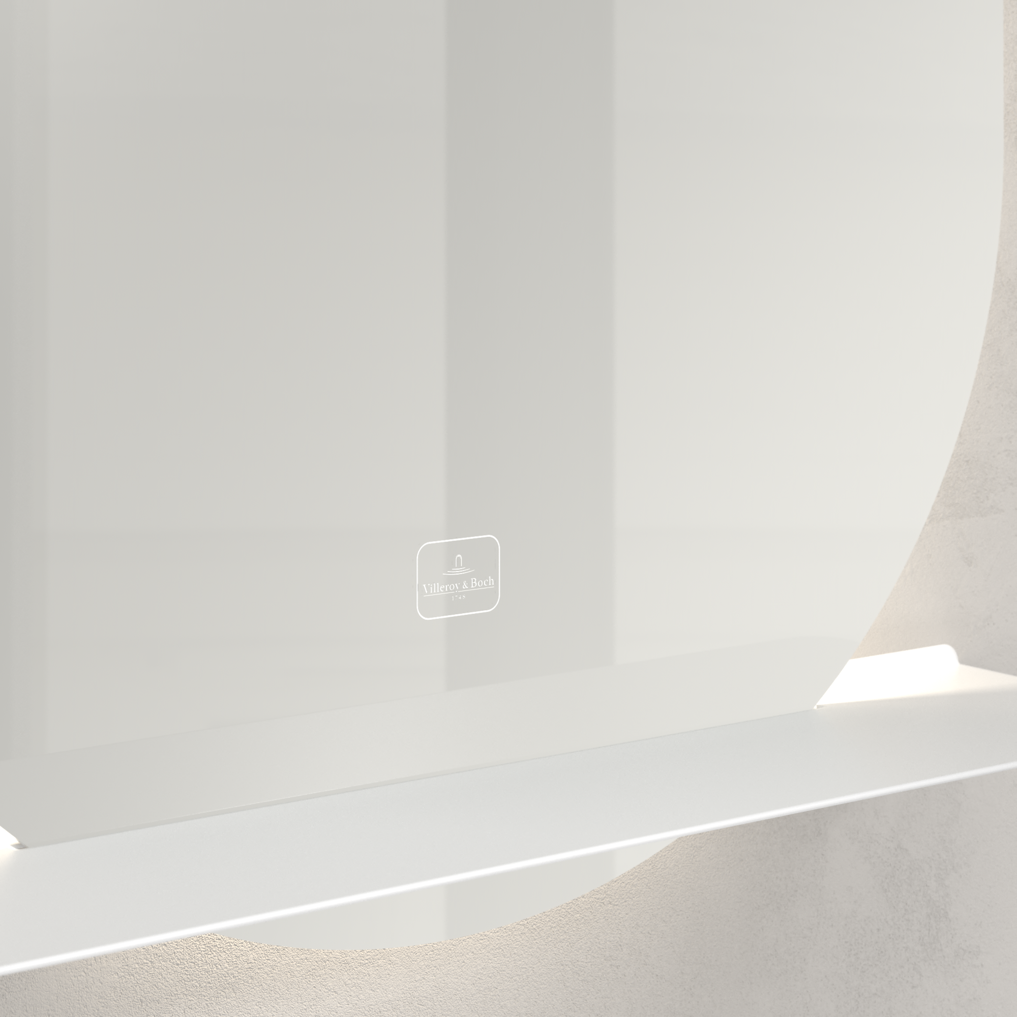 More to See Lite Miroir, avec éclairage, 500x900x23mm