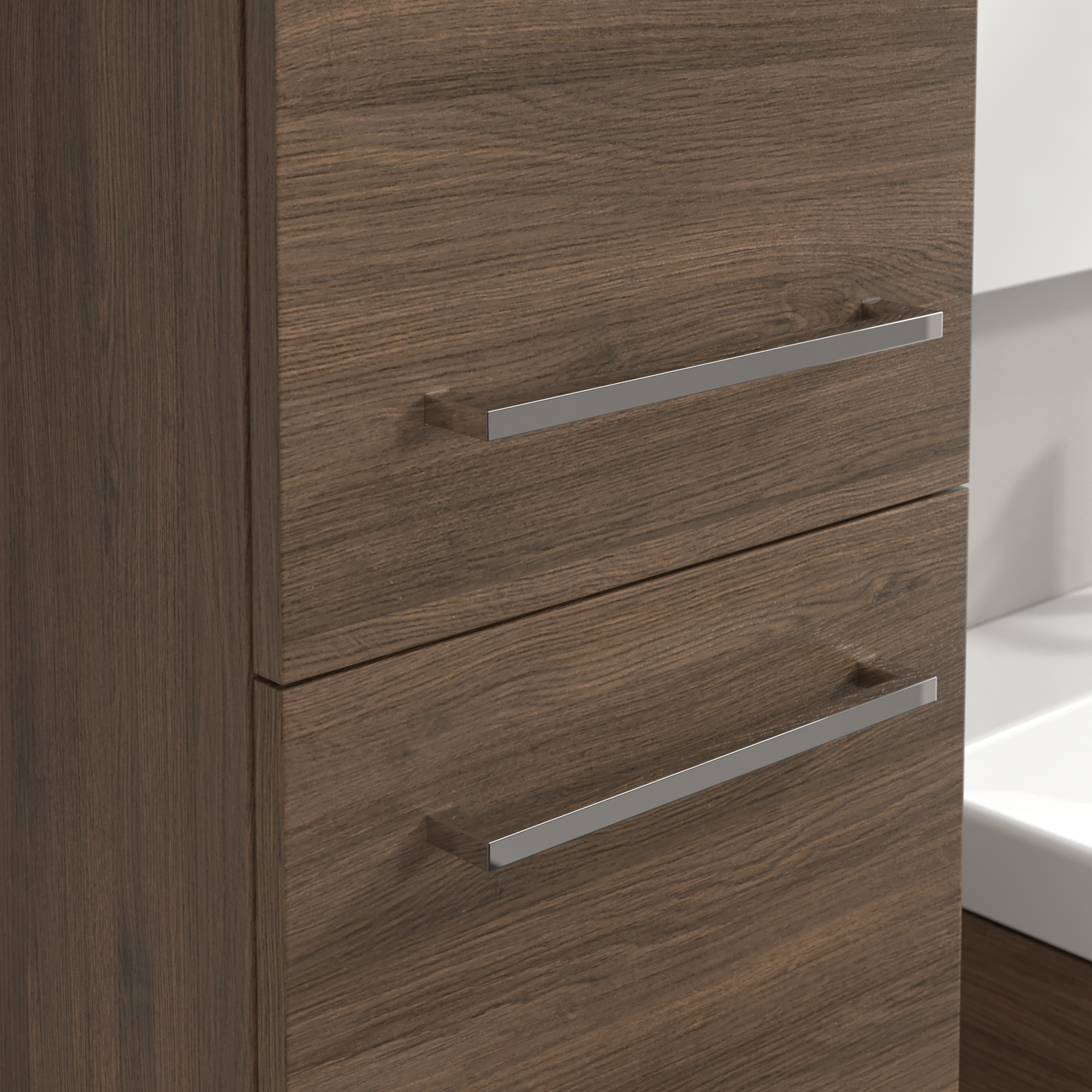 Avento Hoge kast, 2 deuren, 350x1760x372mm, Corpus: Arizona Oak, Front: Arizona Oak