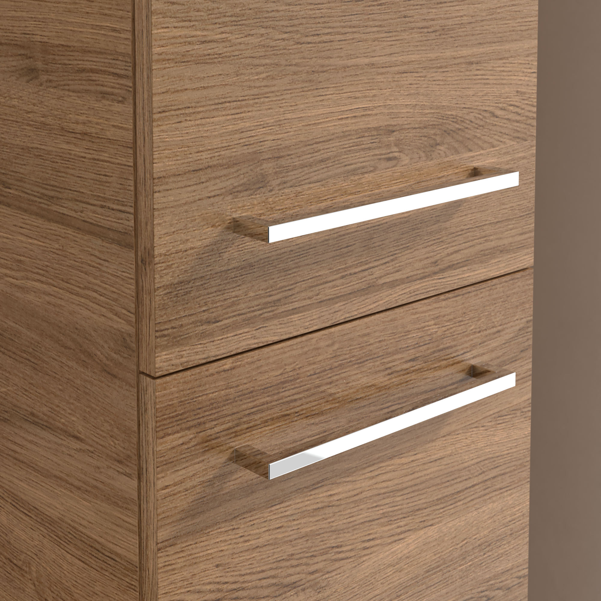 Avento Hoge kast, 2 deuren, 350x1760x372mm, Corpus: Oak Kansas, Front: Oak Kansas