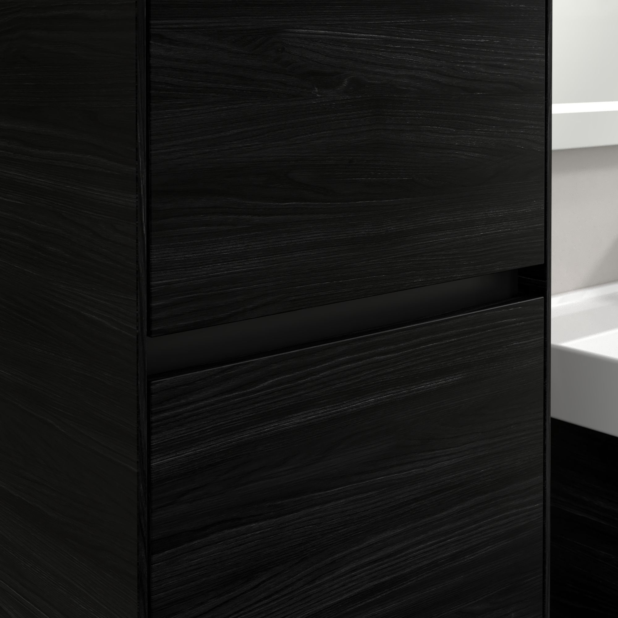 Collaro Armadio a colonna, 2 ante, 454x1538x347mm, Corpo: Black Oak, Fronte: Black Oak