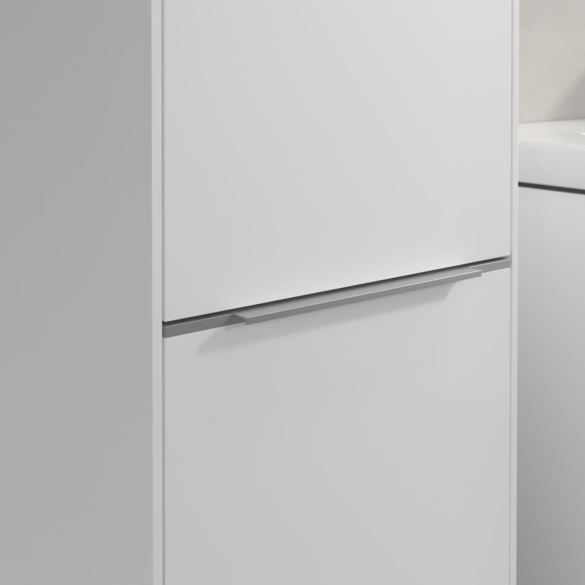 Subway 3.0 Tall cabinet, 2 doors, 400x1710x346mm, Body: Brilliant White, Front: Brilliant White