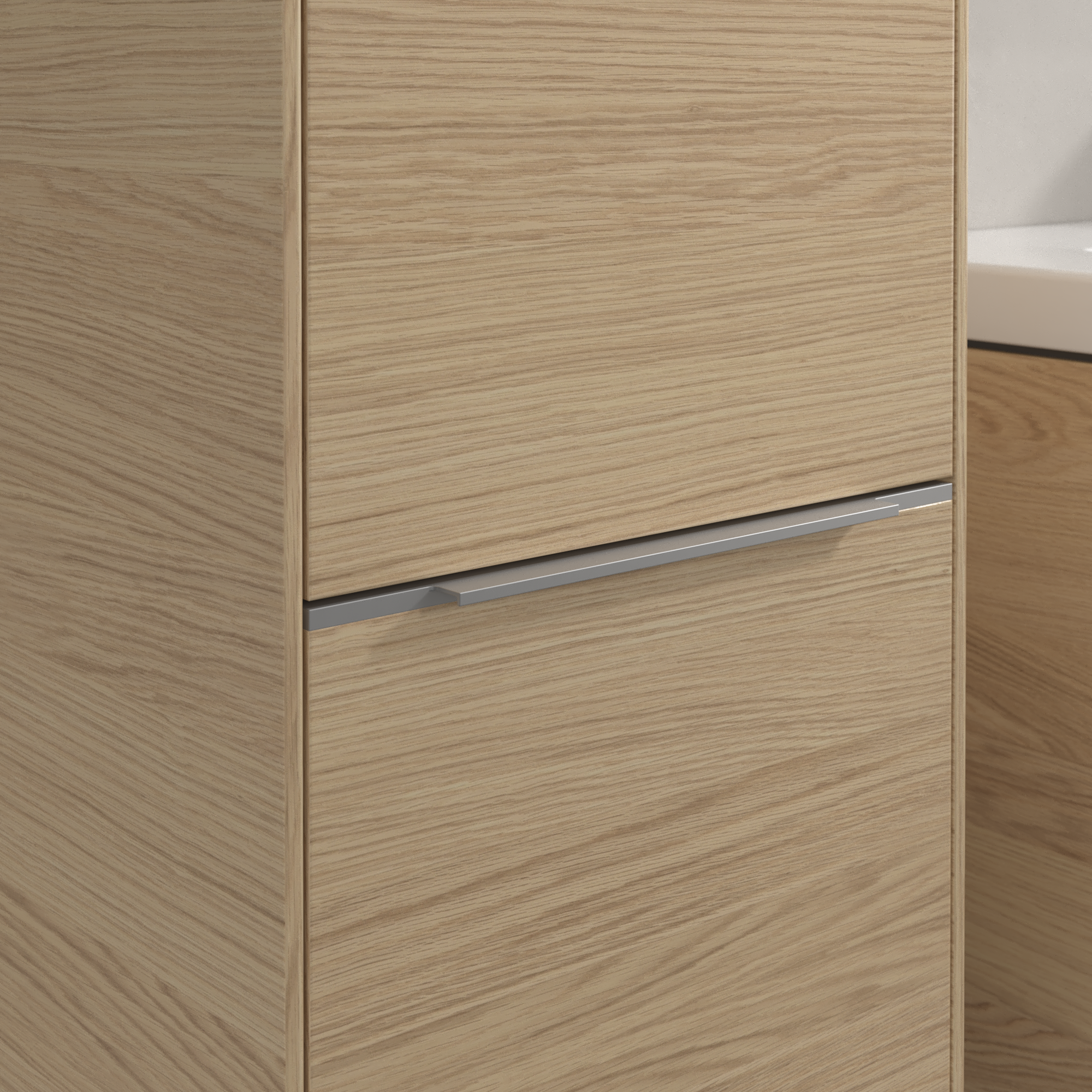 Subway 3.0 Hochschrank, 2 Türen, 400x1710x346mm, Korpus: Nordic Oak, Front: Nordic Oak