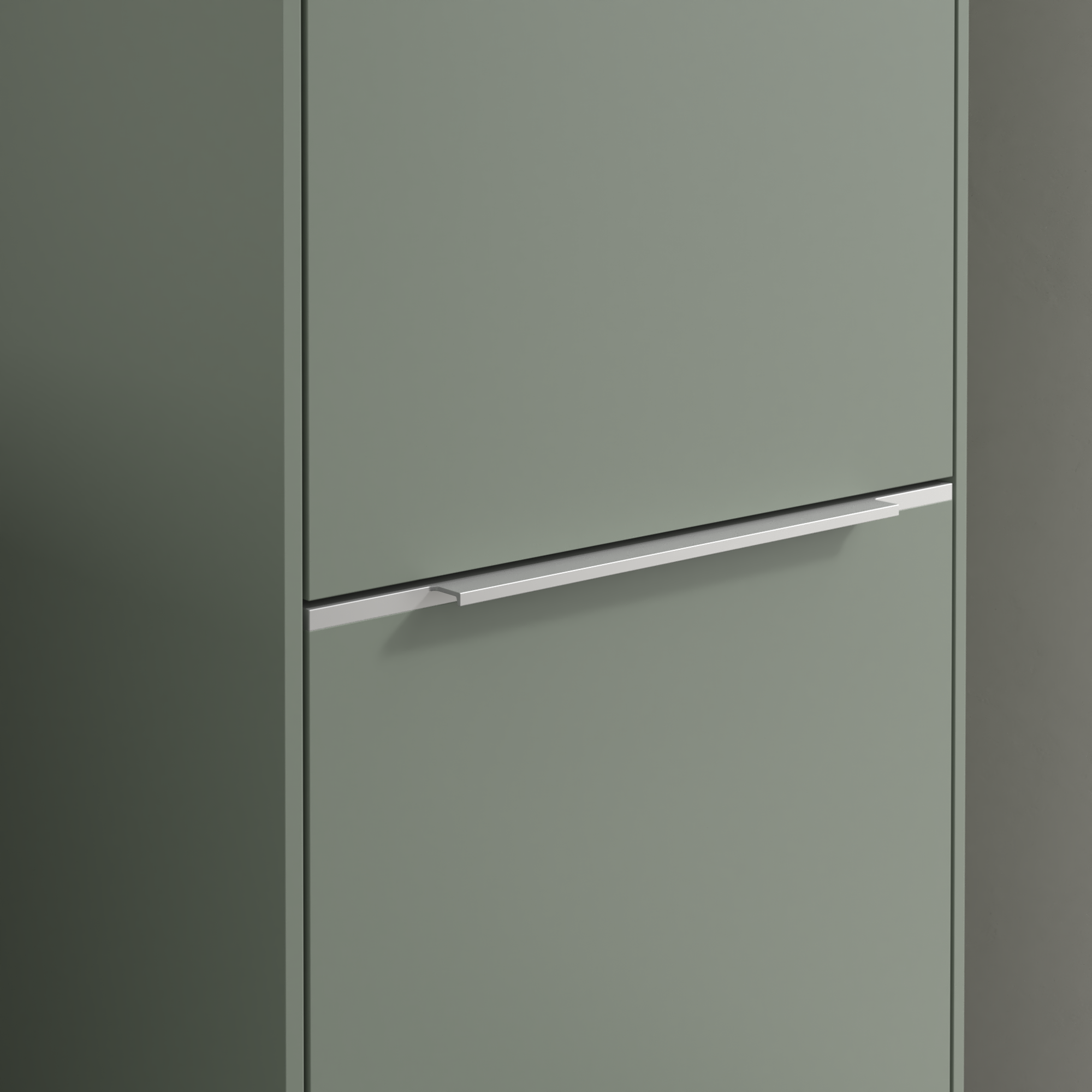 Subway 3.0 Tall cabinet, 2 doors, 400x1710x346mm, Body: Soft Green, Front: Soft Green