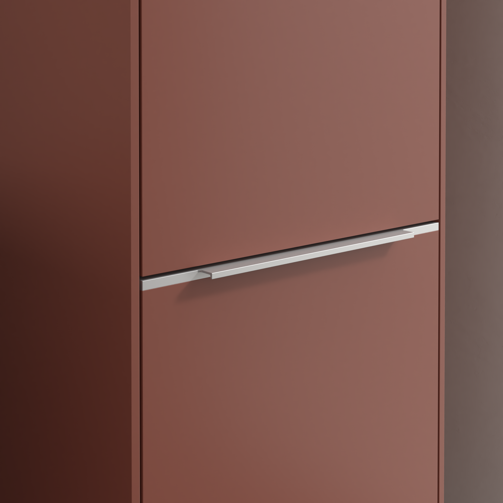 Subway 3.0 Armadio a colonna, 2 ante, 400x1710x346mm, Corpo: Wine Red, Fronte: Wine Red