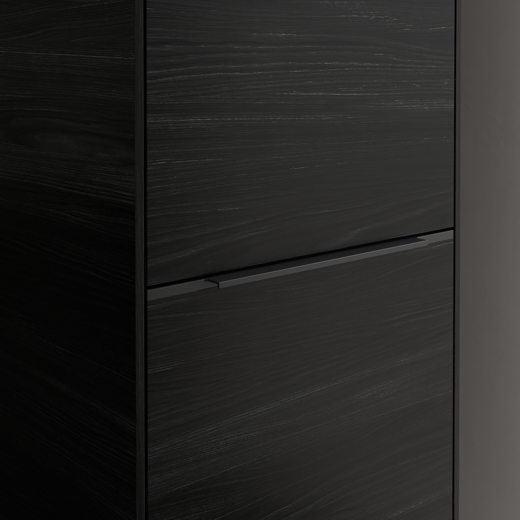 Subway 3.0 Tall cabinet, 2 doors, 400x1710x346mm, Body: Black Oak, Front: Black Oak