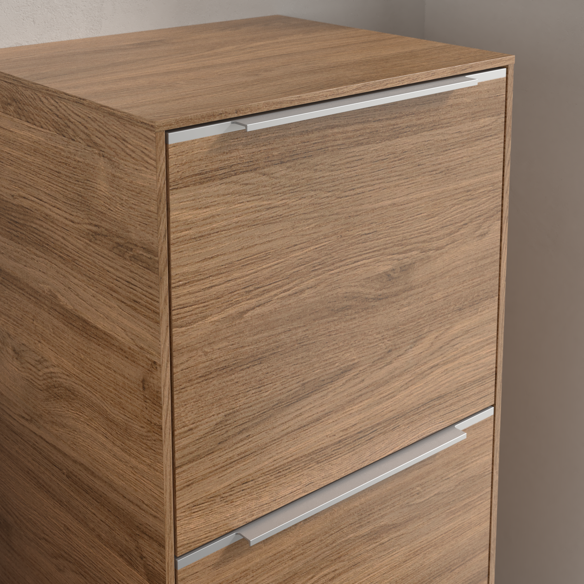 Subway 3.0 Armoire latérale, 1 tiroir sur rails, 1 porte, 400x860x346mm, Caisson: Oak Kansas, Façade: Oak Kansas