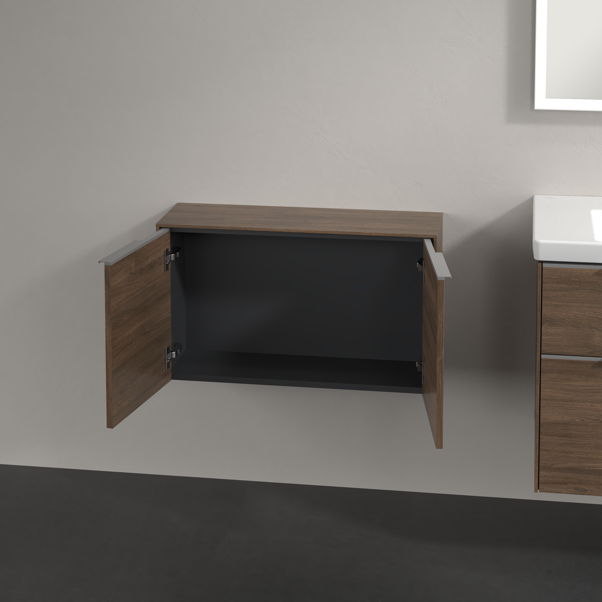 Subway 3.0 Sideboard, 2 doors, 728x423x240mm, Body: Arizona Oak, Front: Arizona Oak