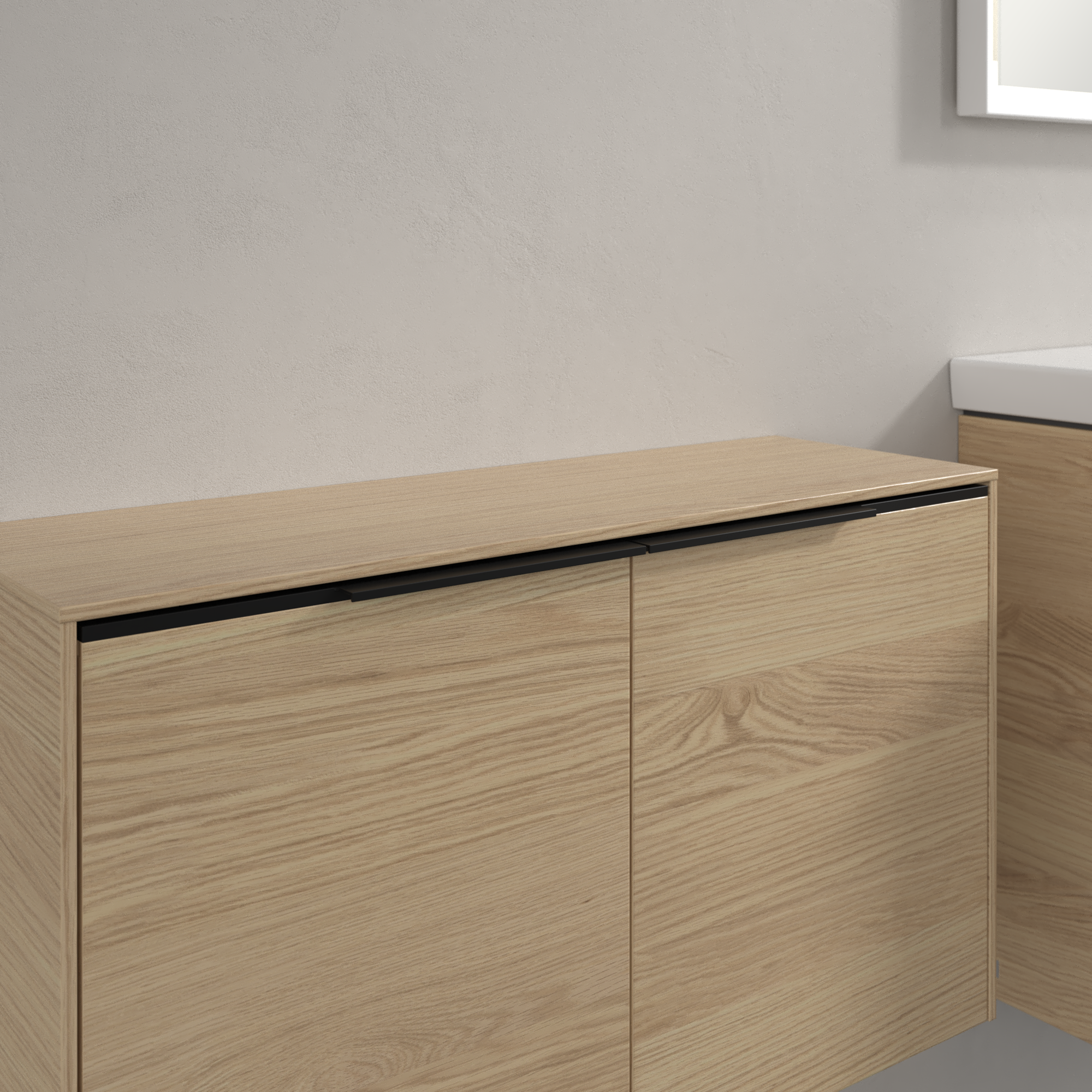 Subway 3.0 Sideboard, 2 doors, 728x423x240mm, Body: Nordic Oak, Front: Nordic Oak