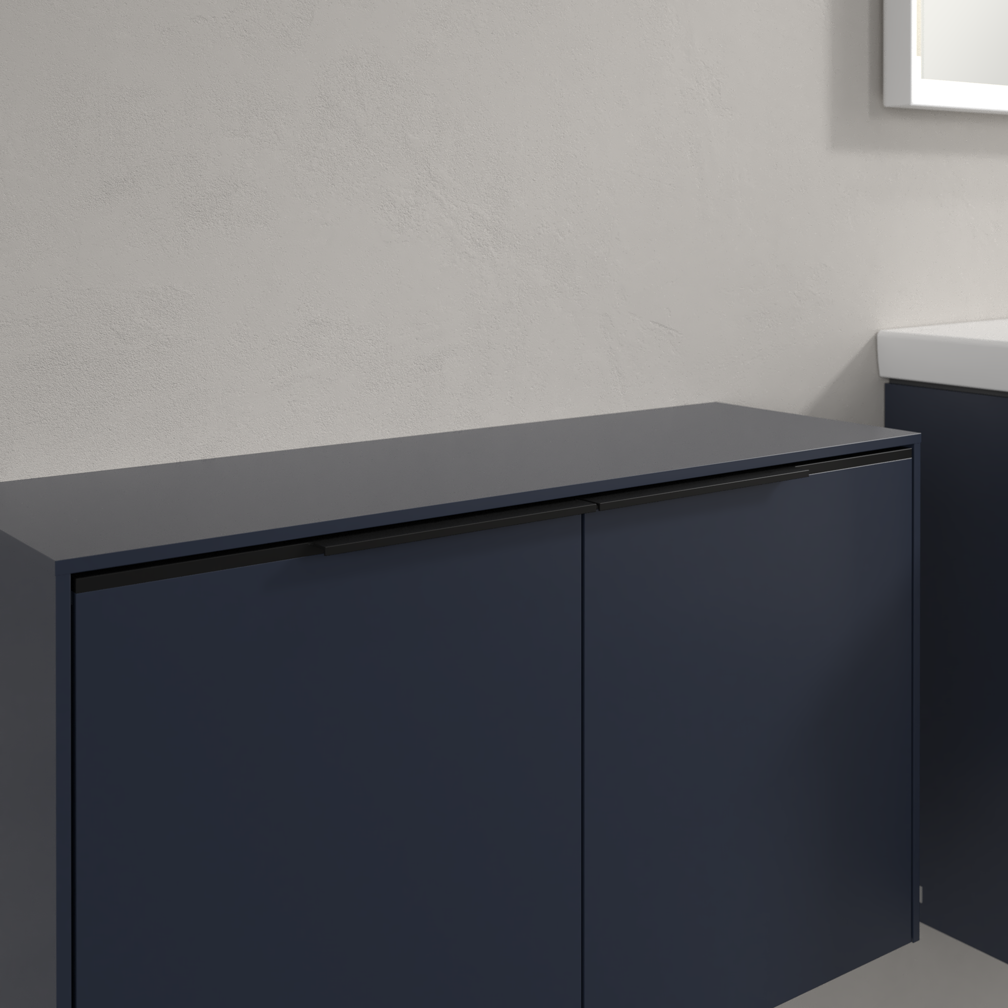 Subway 3.0 Sideboard, 2 doors, 728x423x240mm, Body: Marine Blue, Front: Marine Blue