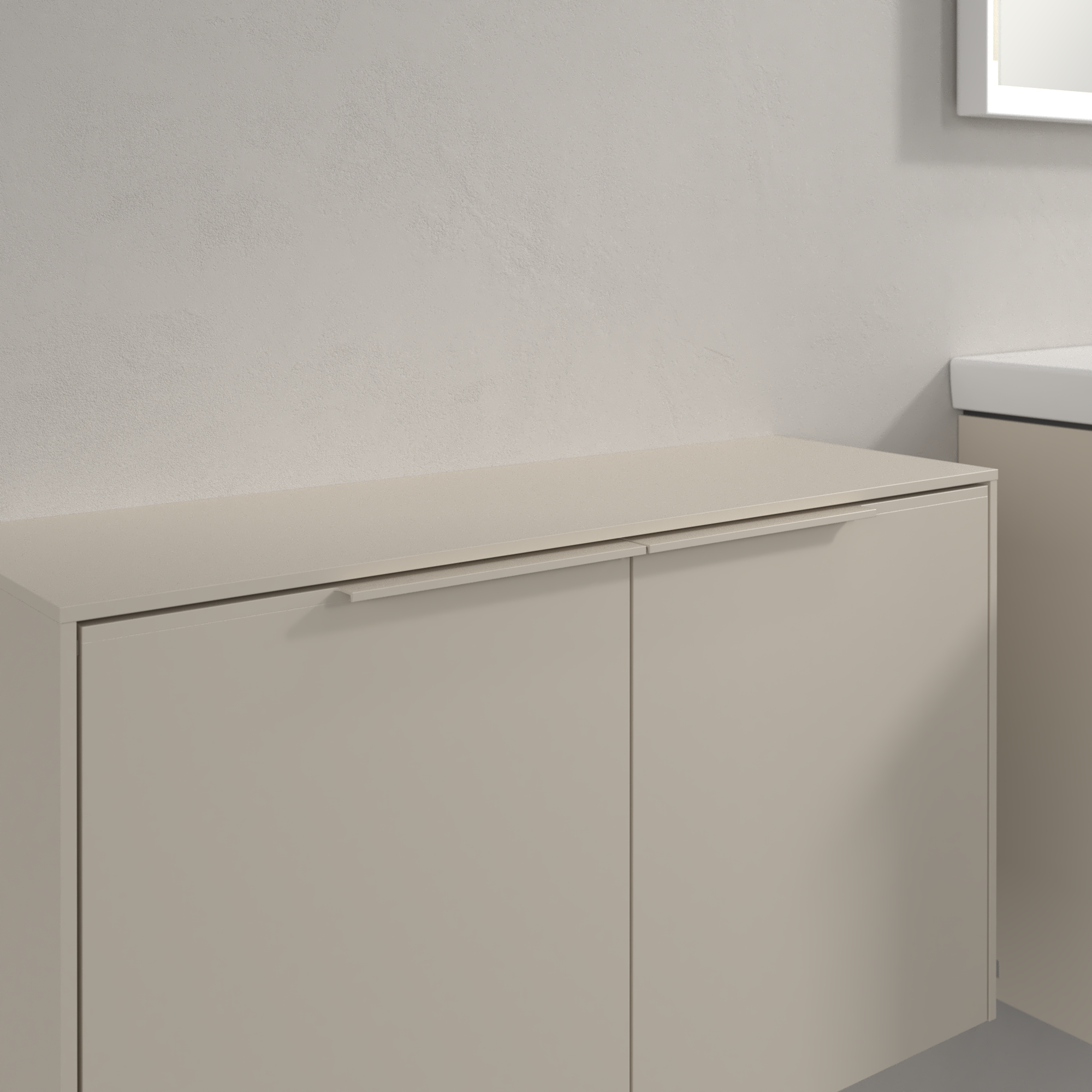Subway 3.0 Sideboard, 2 doors, 728x423x240mm, Body: Cashmere Grey, Front: Cashmere Grey