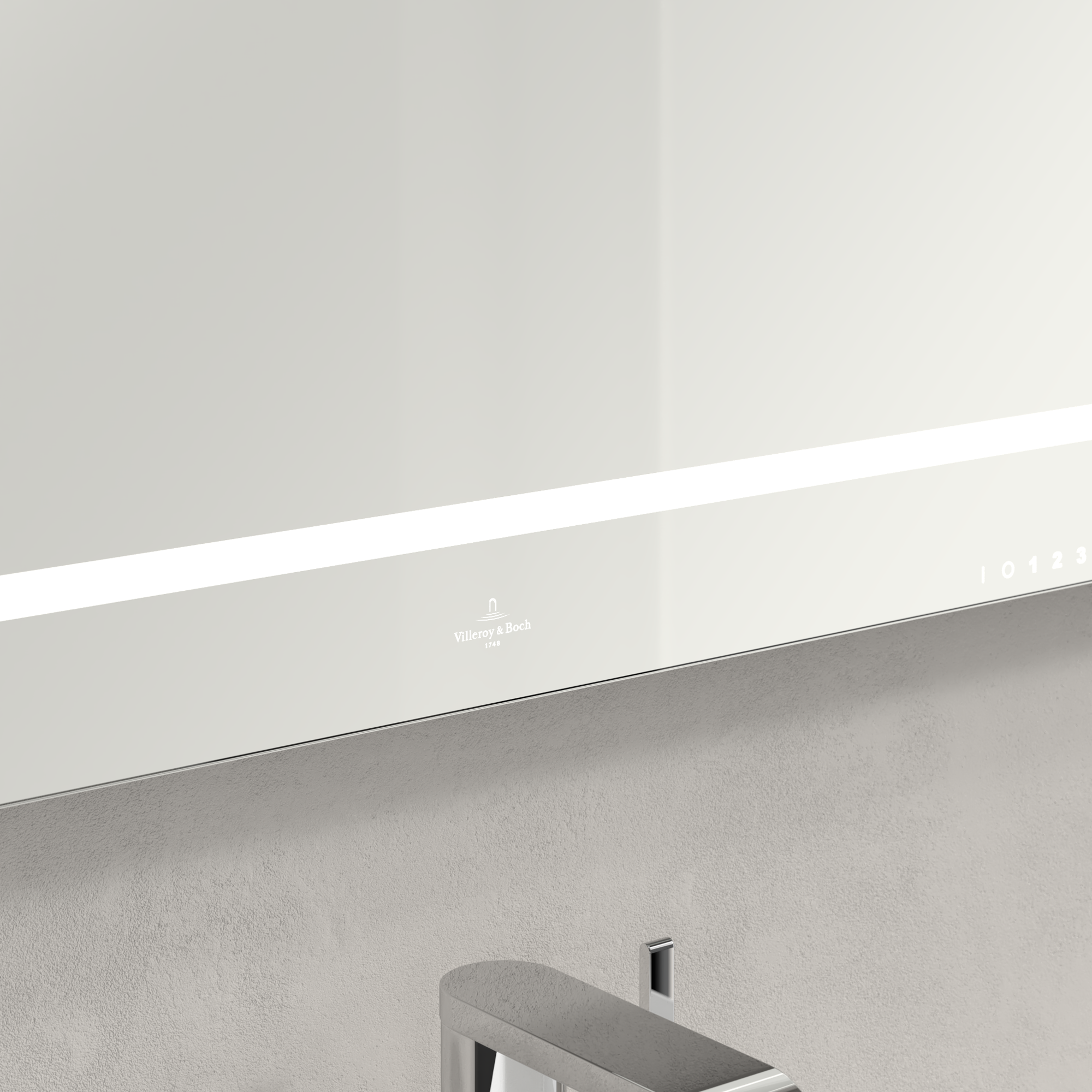 Finion Mirror, with lighting, 800x750x45mm